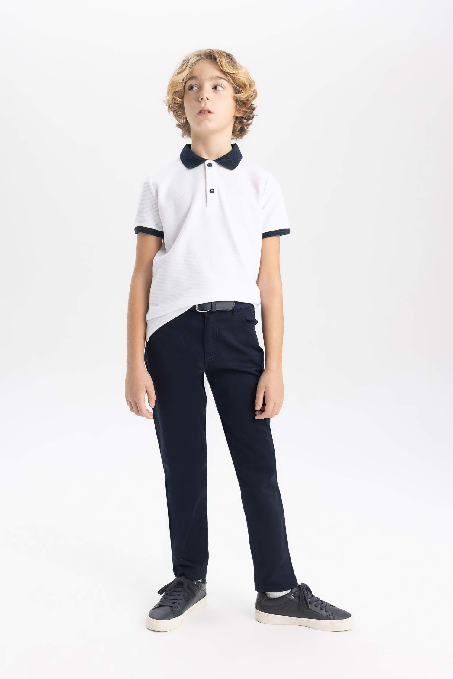 Boy Short Sleeve Polo T-Shirt