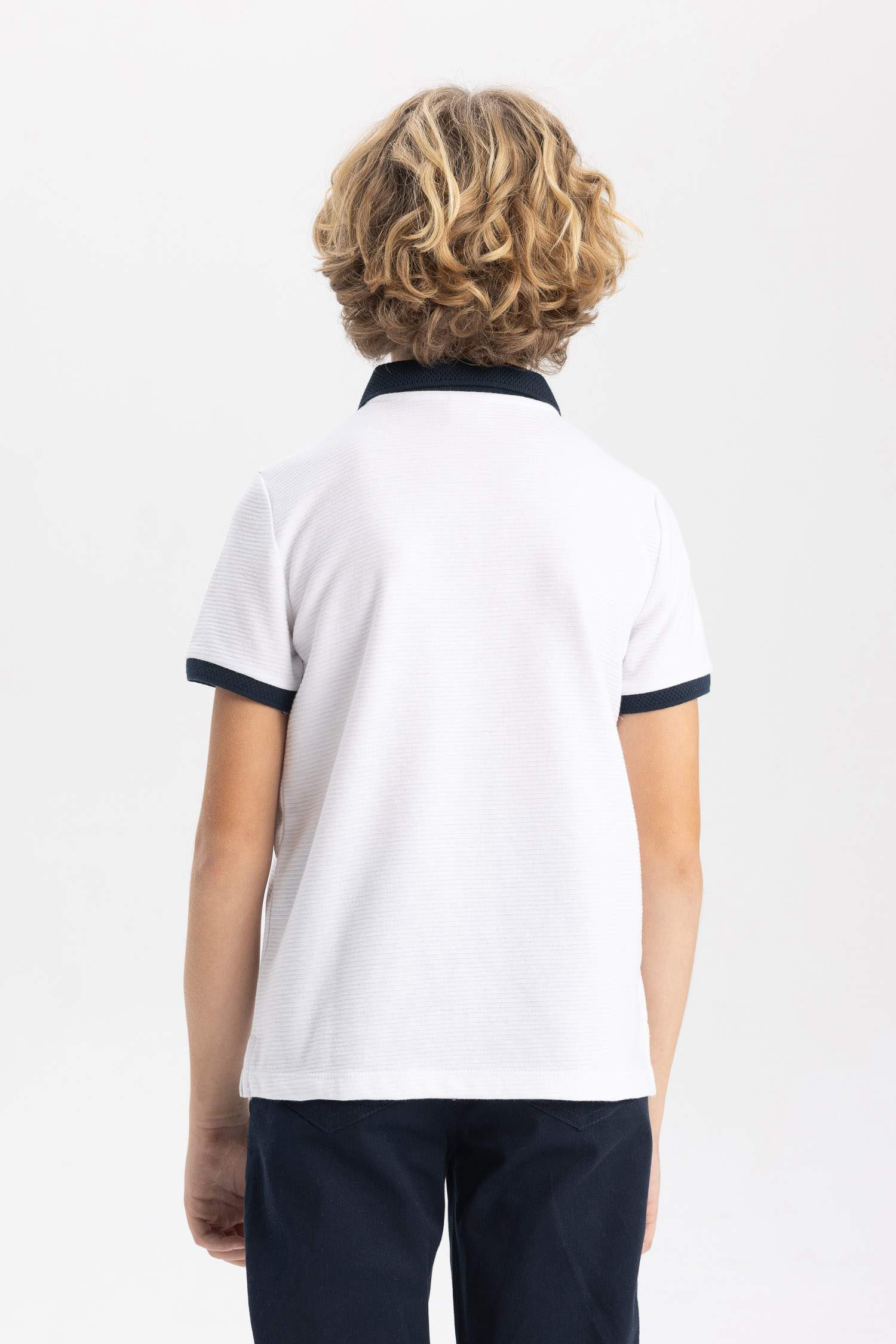 Boy Short Sleeve Polo T-Shirt
