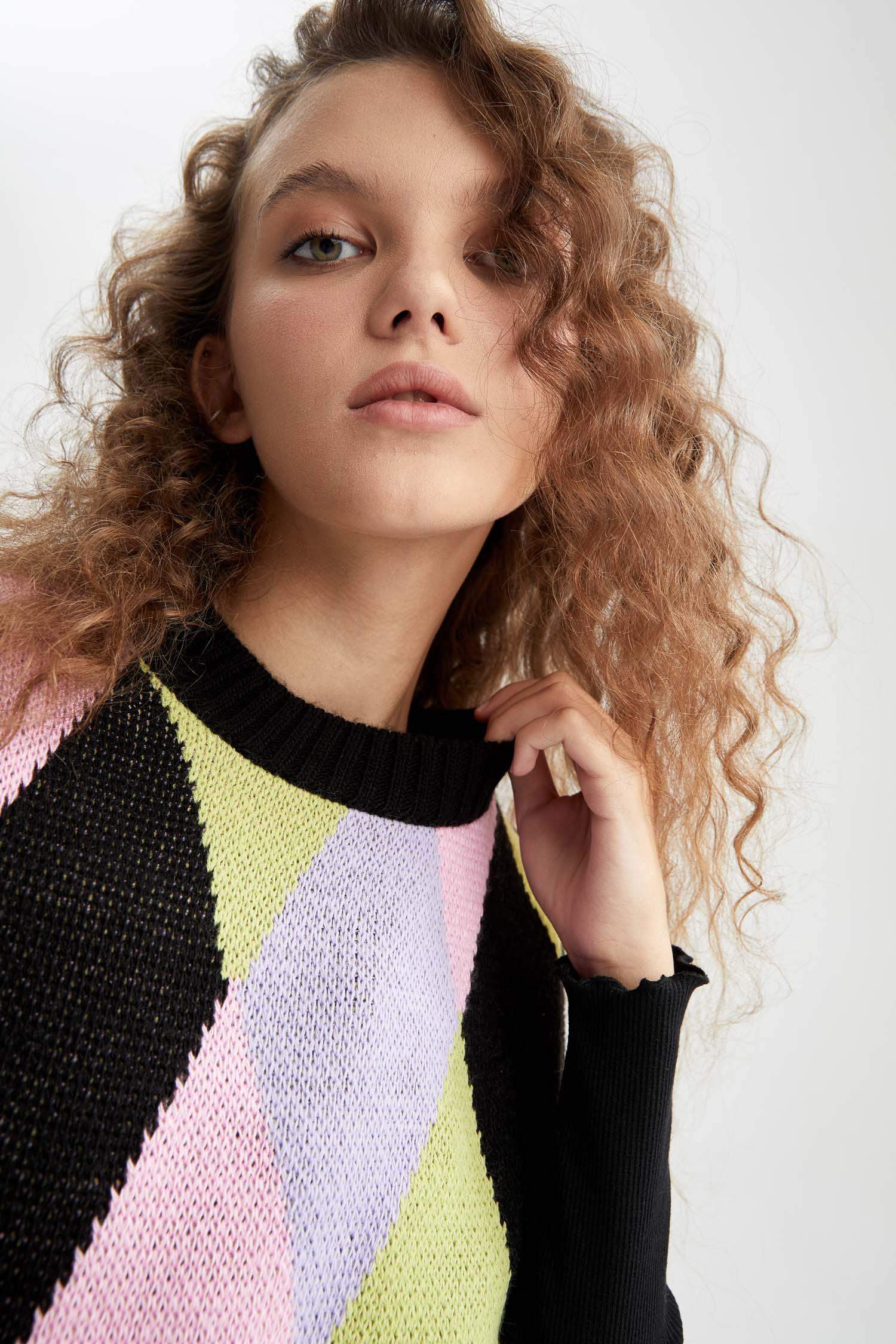 Coool слим пішімі дөңгелек жаға трикотаж Жилет