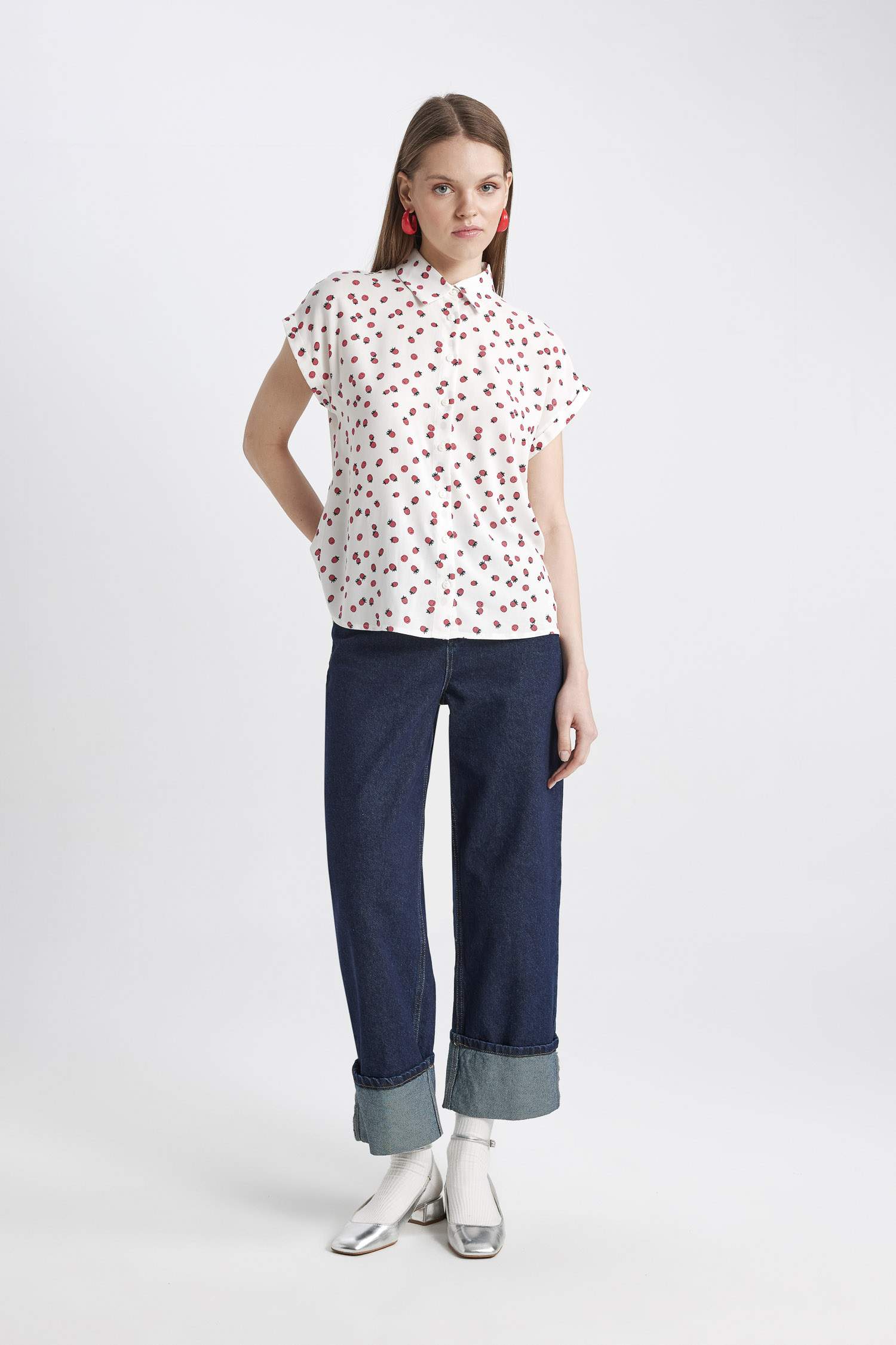 Рубашка стандартного кроя с коротким рукавом, Coool