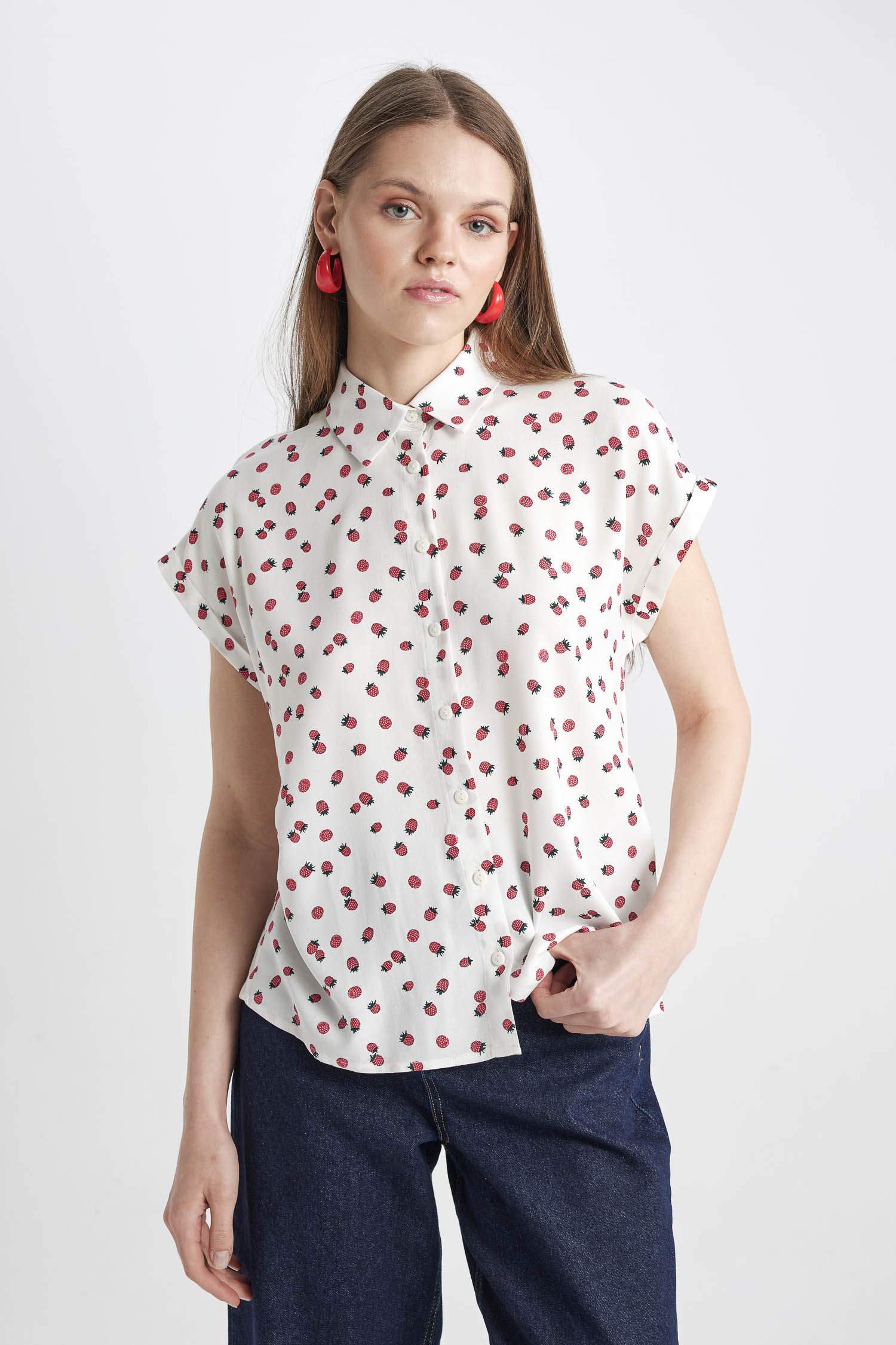 Рубашка стандартного кроя с коротким рукавом, Coool