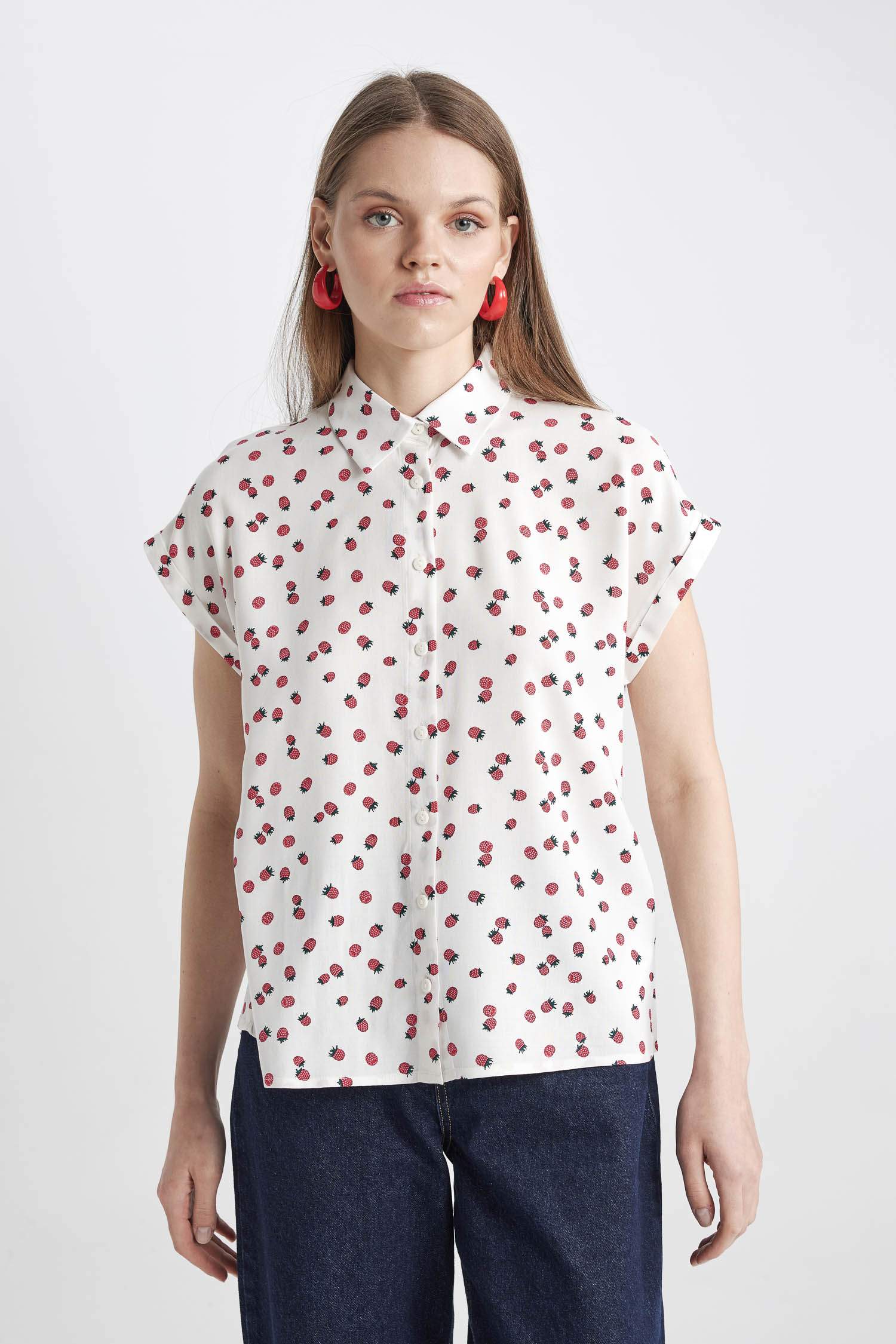 Рубашка стандартного кроя с коротким рукавом, Coool