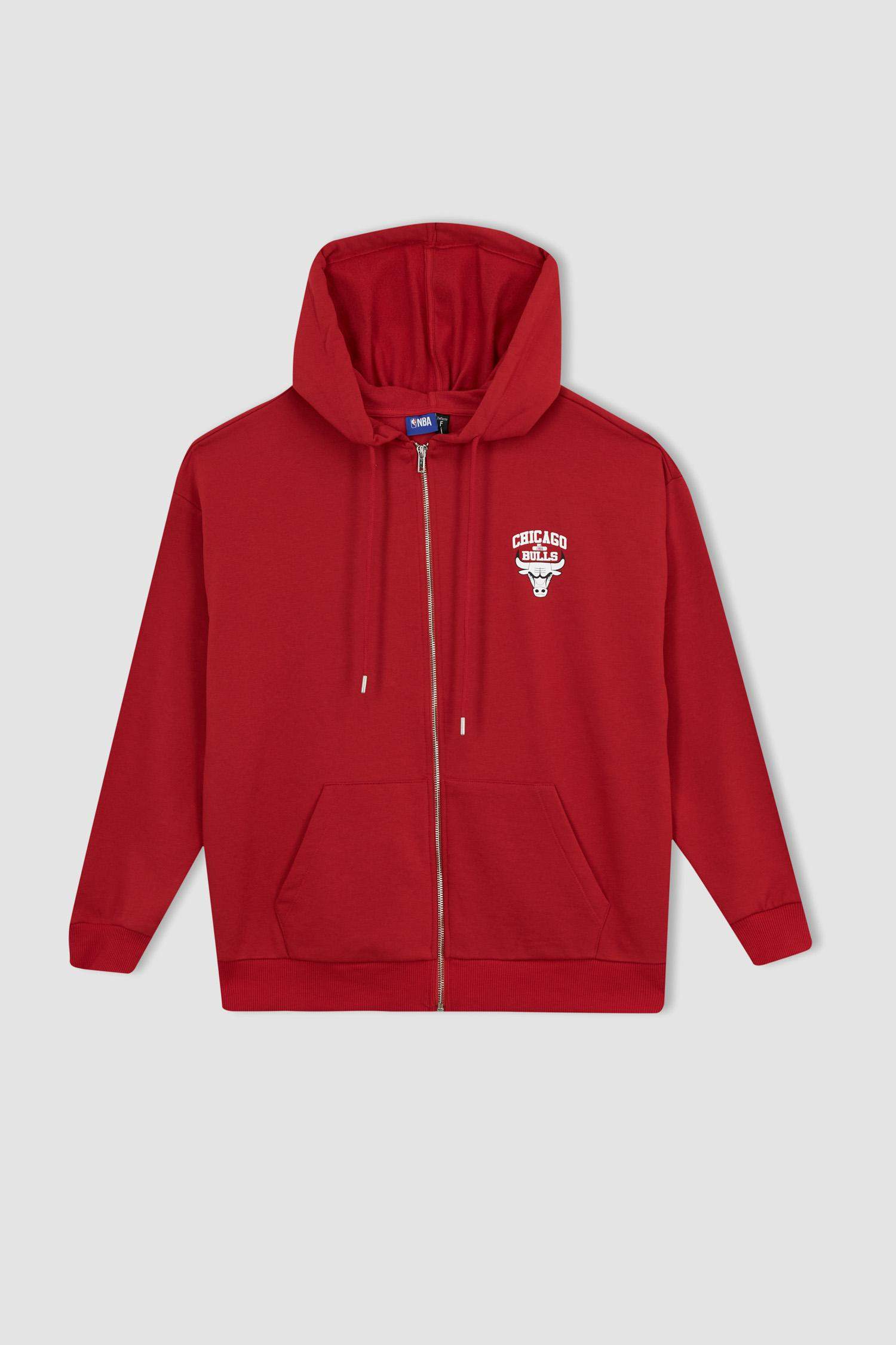 NBA Chicago Bulls Oversize Fit Cardigan