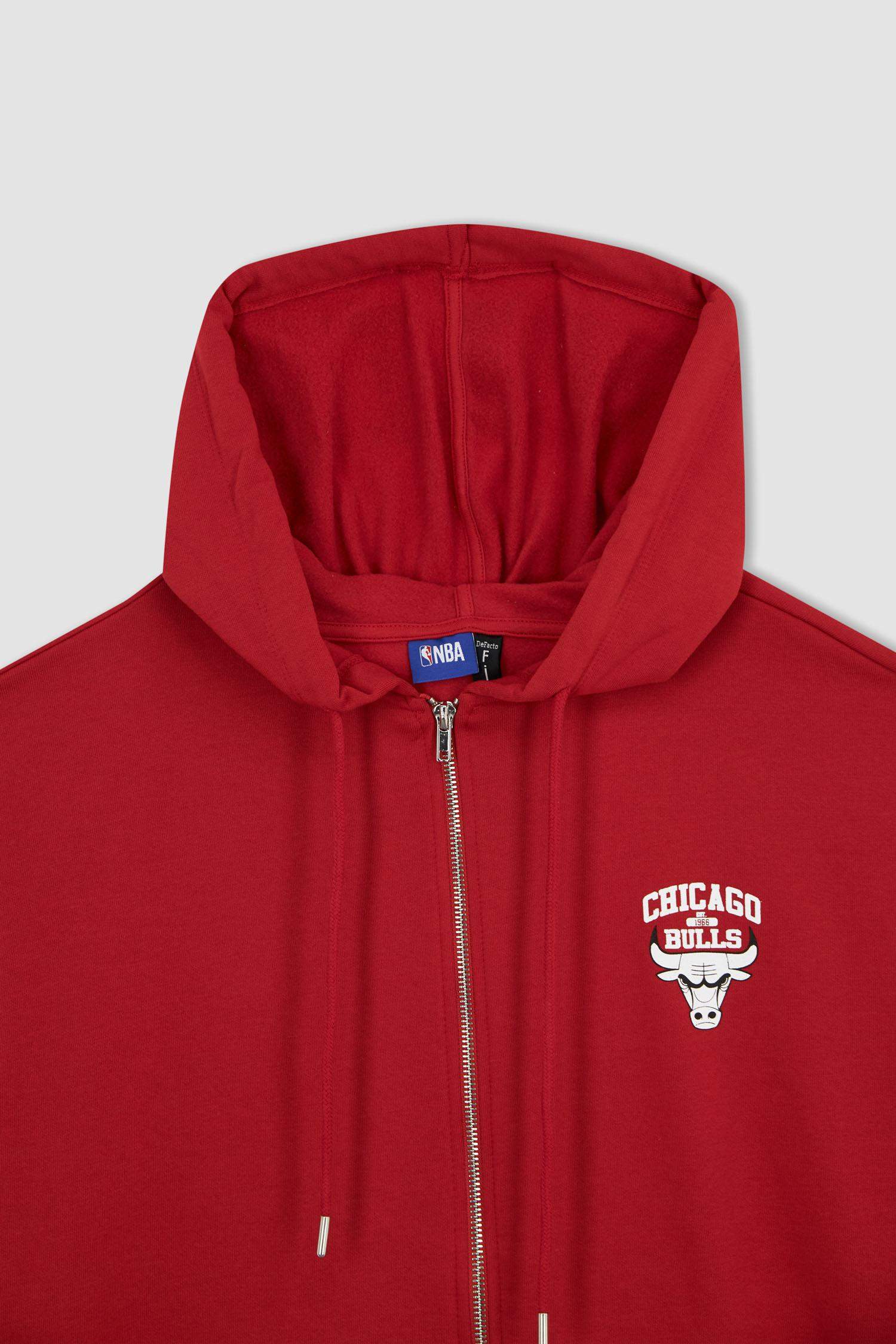 NBA Chicago Bulls Oversize Fit Cardigan