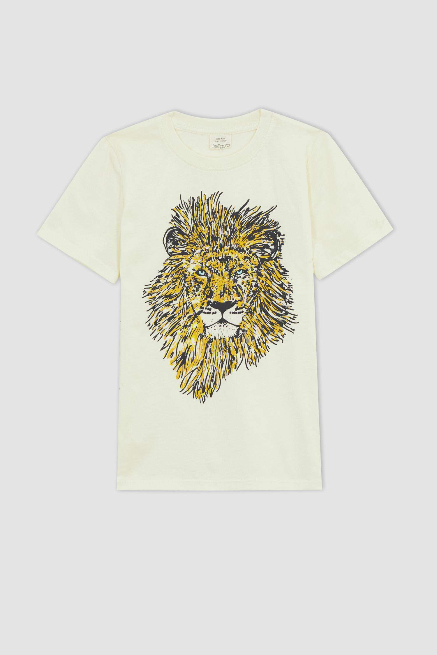 Футболка стандартного кроя с принтом для мальчиков