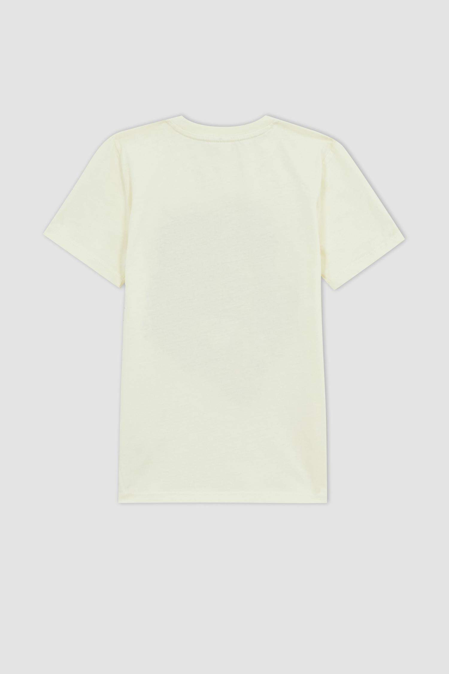 Футболка стандартного кроя с принтом для мальчиков