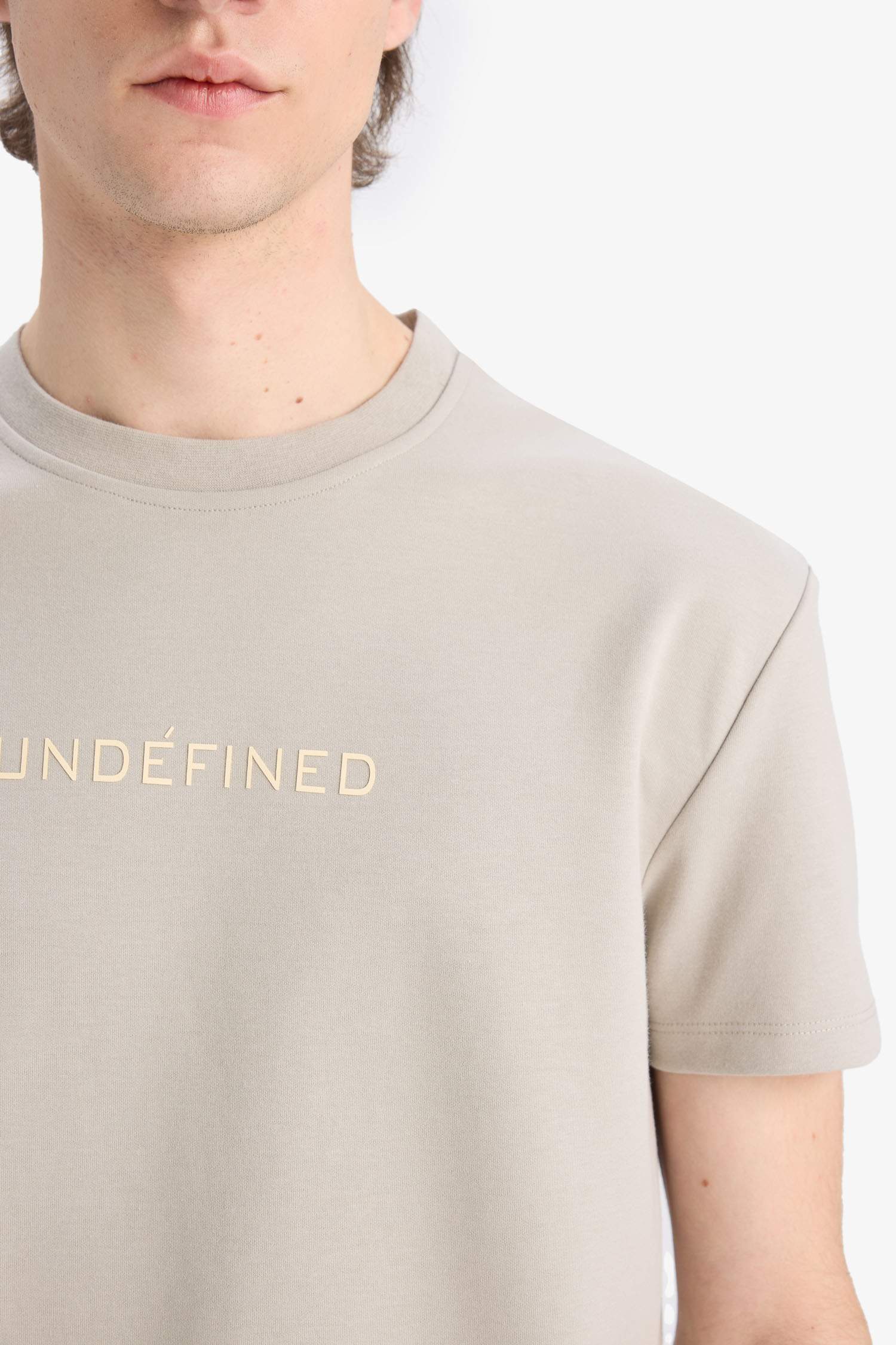 T-shirt en coton imprimé à col rond et manches courtes pour fille