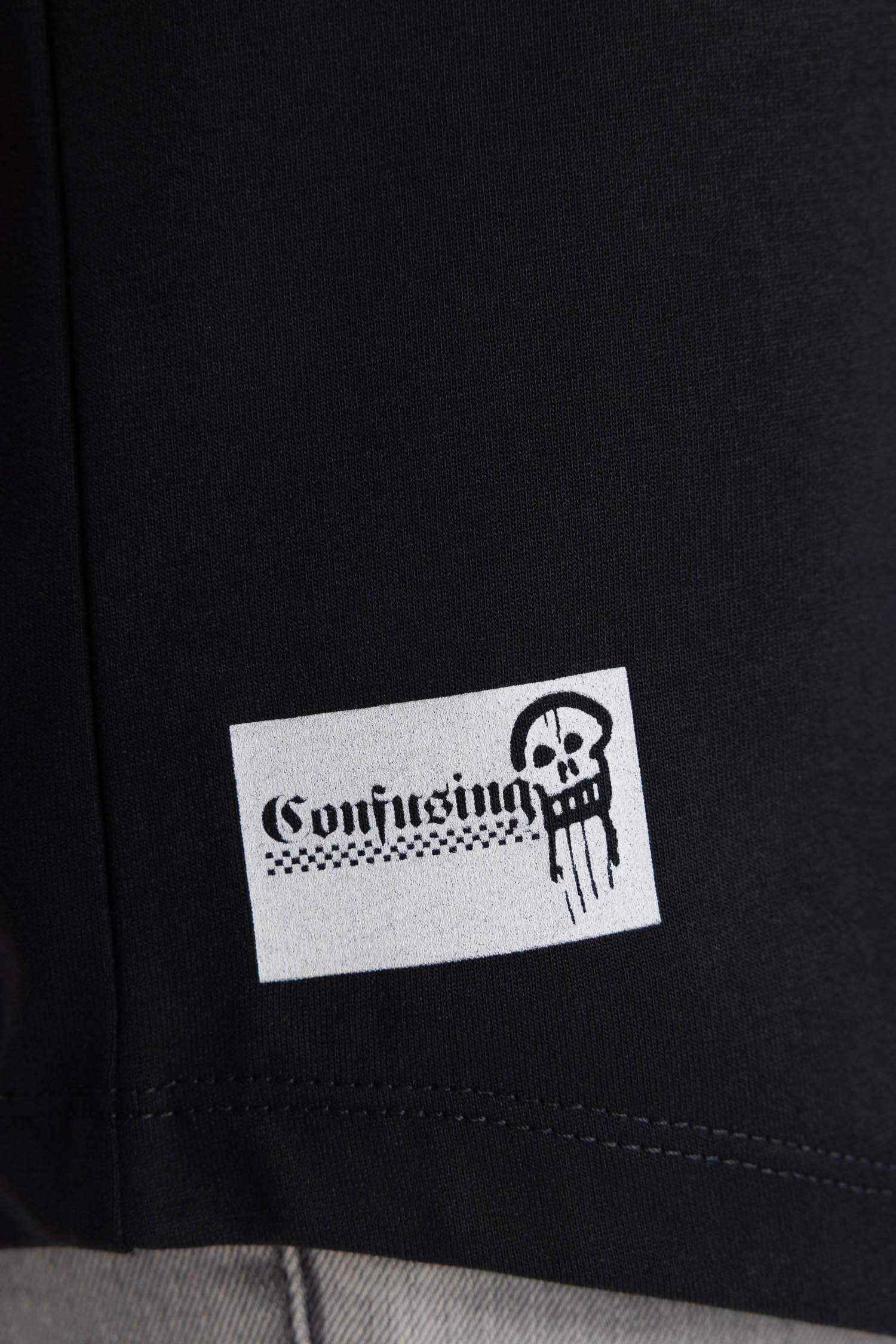 Long Muscle Fit Crew Neck Printed T-Shirt