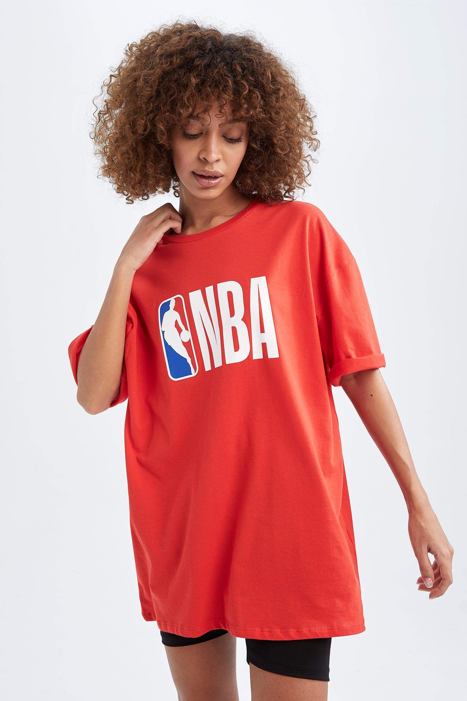 Defacto Fit NBA Boxy Fit Short Sleeve Sports T-Shirt