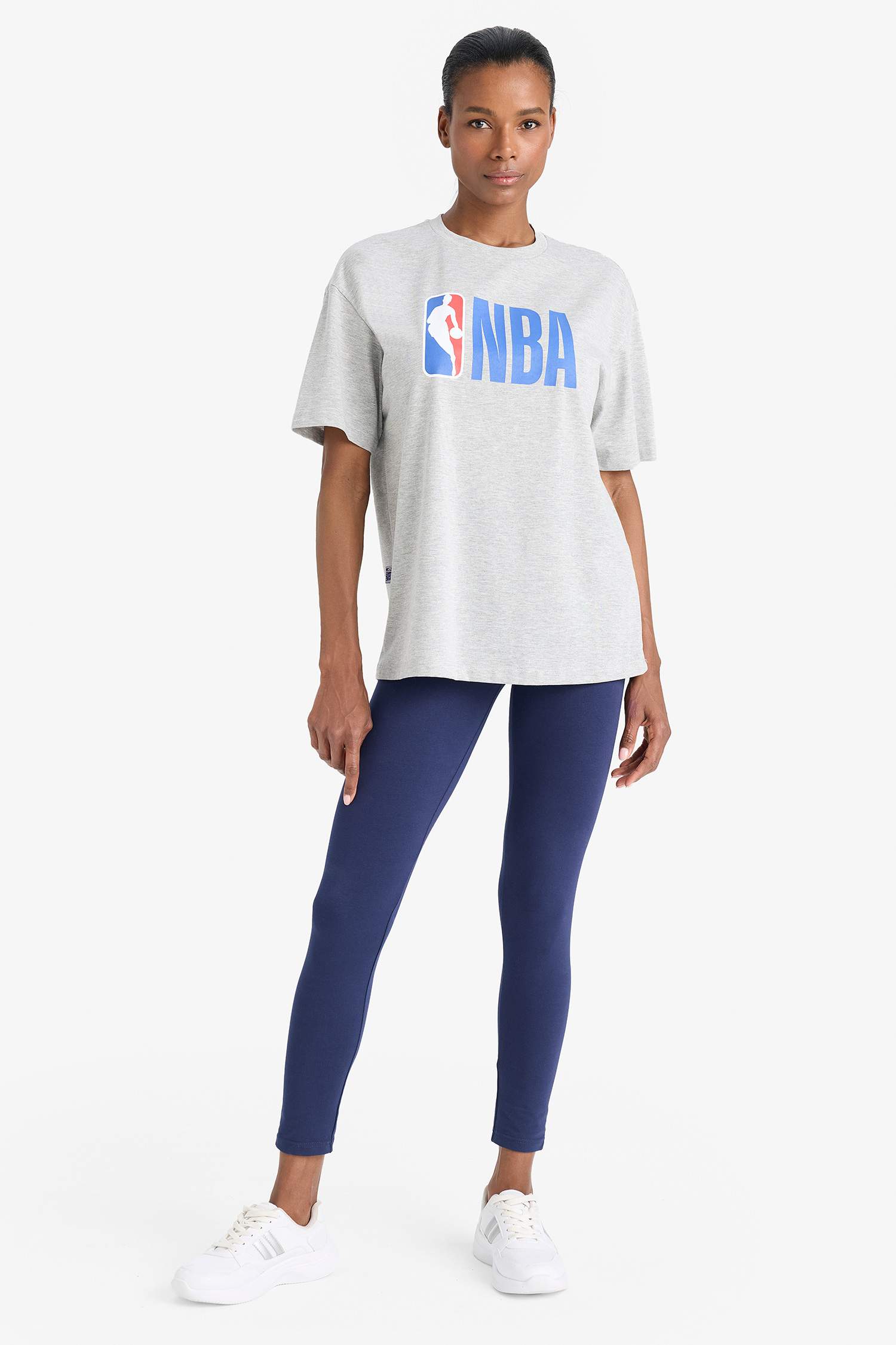 Boxy Fit Crew Neck Printed T-Shirt