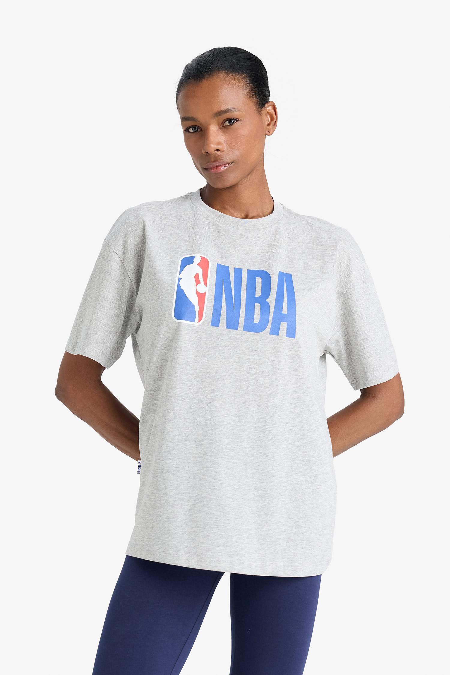 Boxy Fit Crew Neck Printed T-Shirt