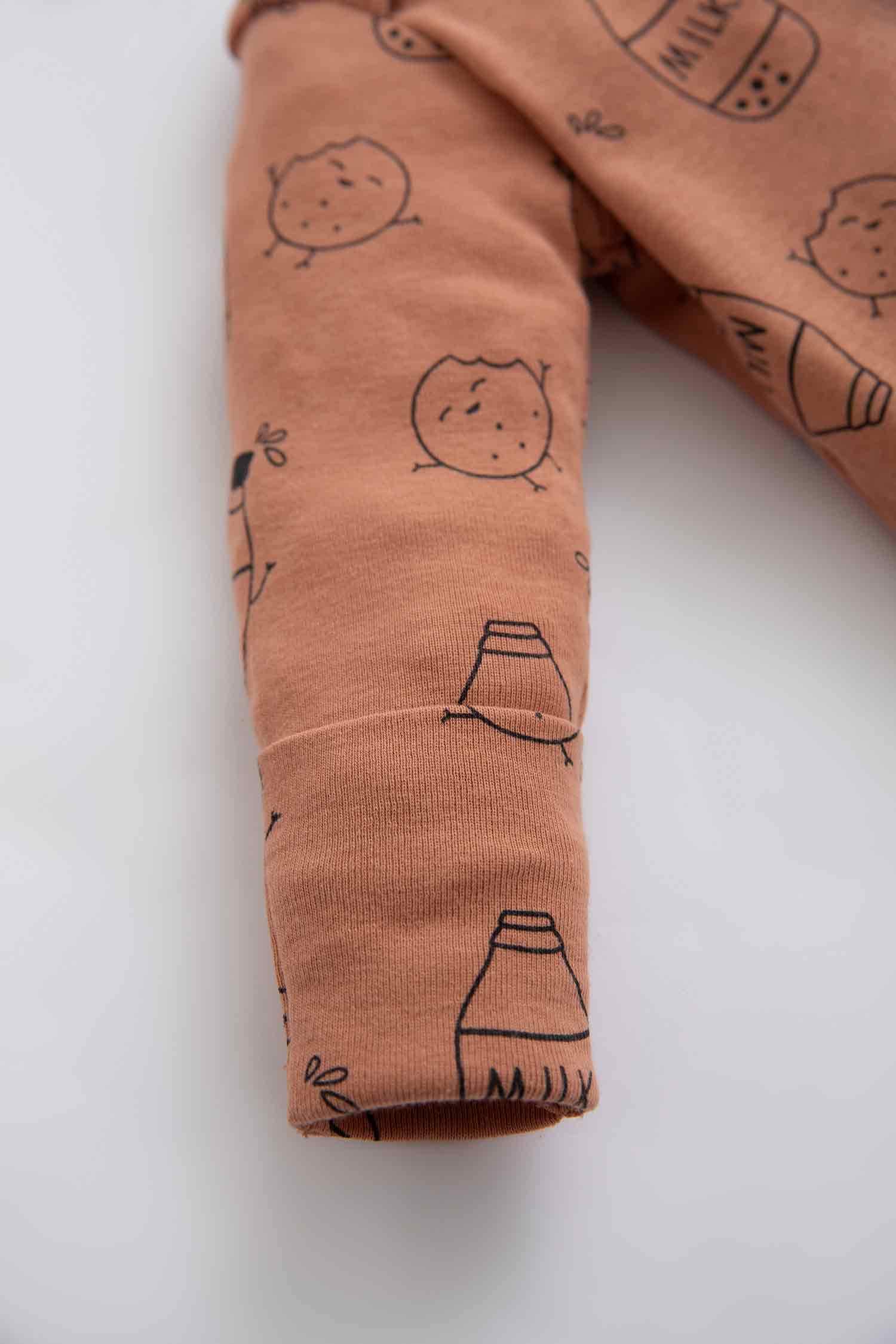 Baby Boy Ribbed Organic Cotton Jumpsuit