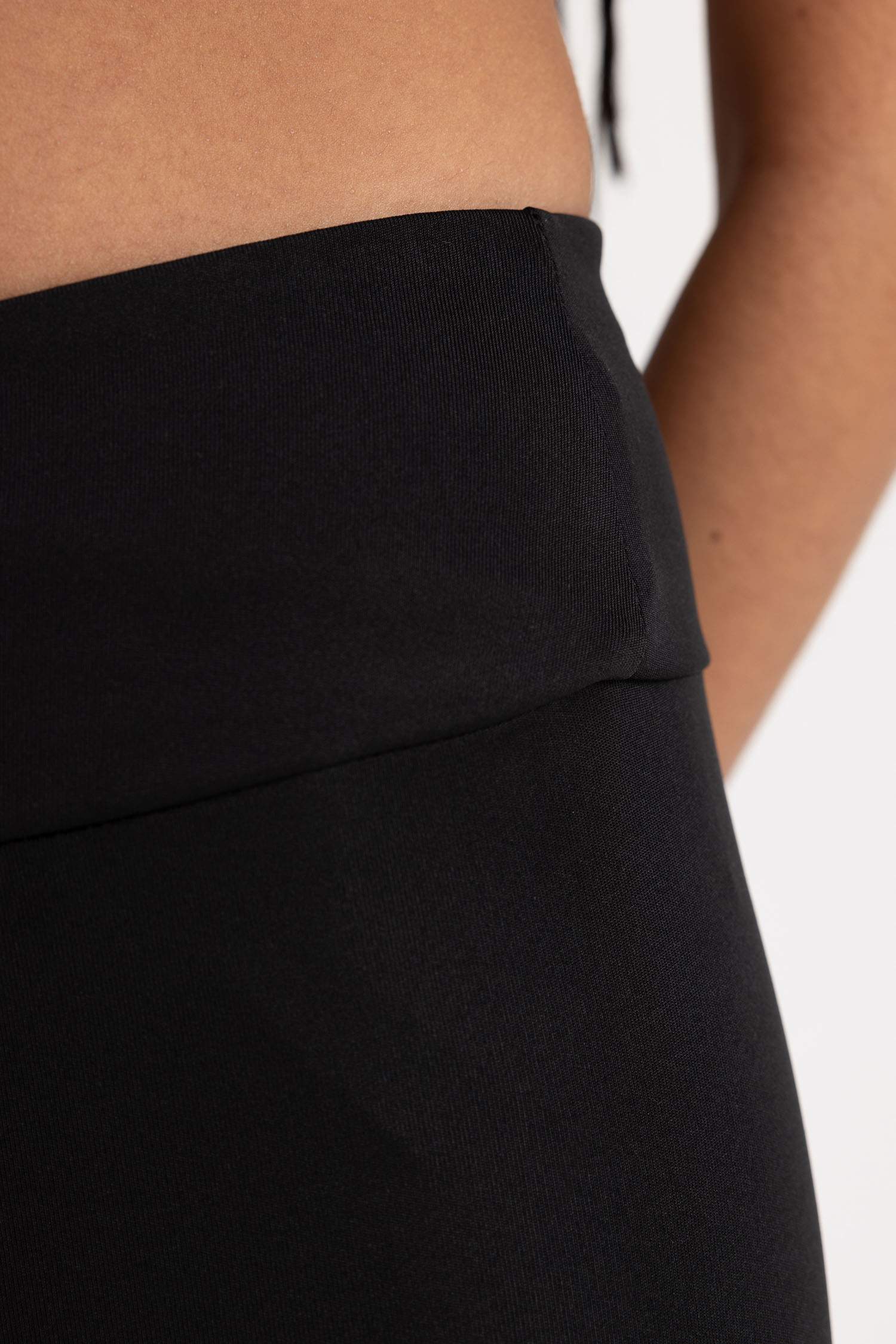 Printed Waist Wrapping Heavy Fabric Leggings