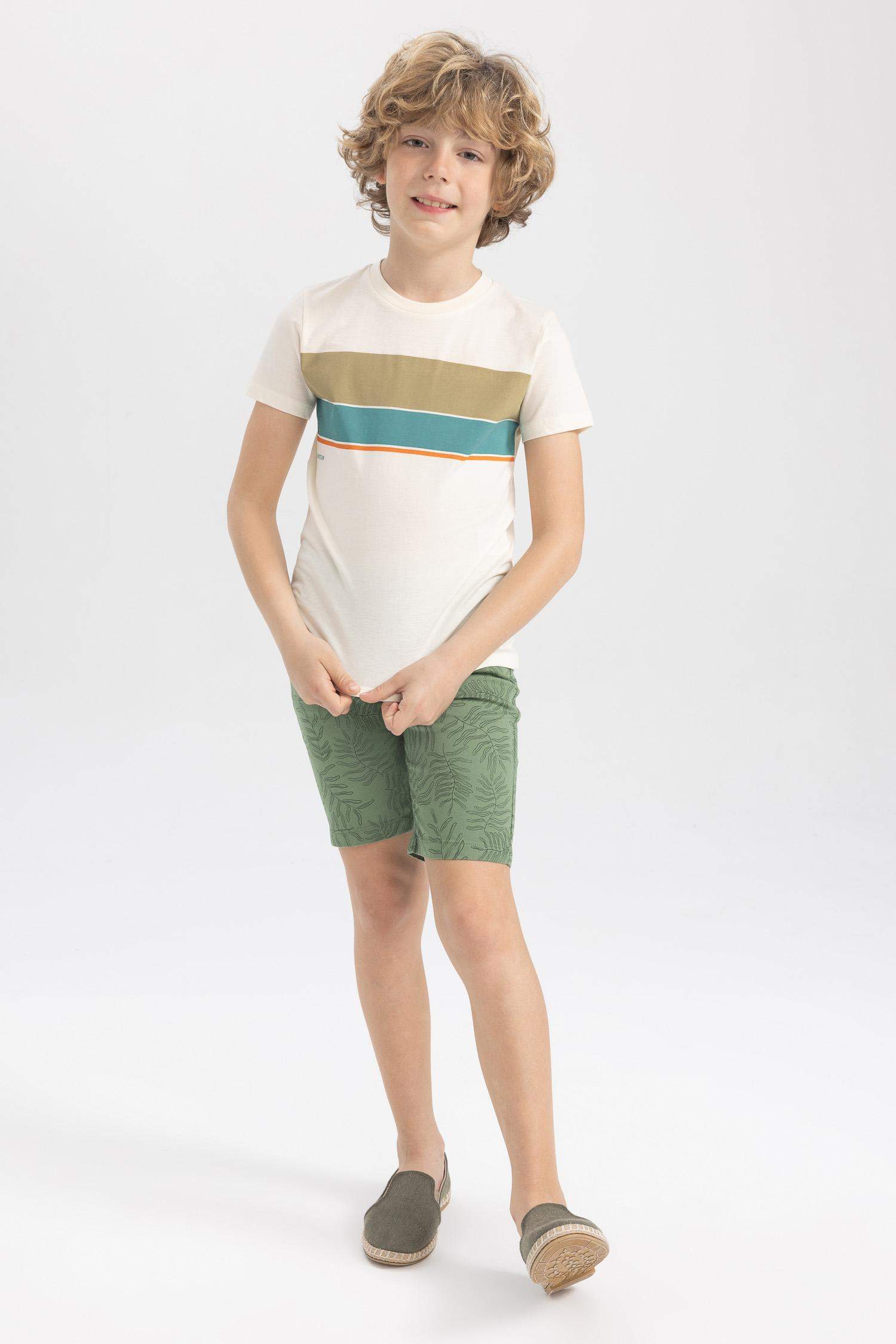 Boy Regular Fit Gabardine Shorts