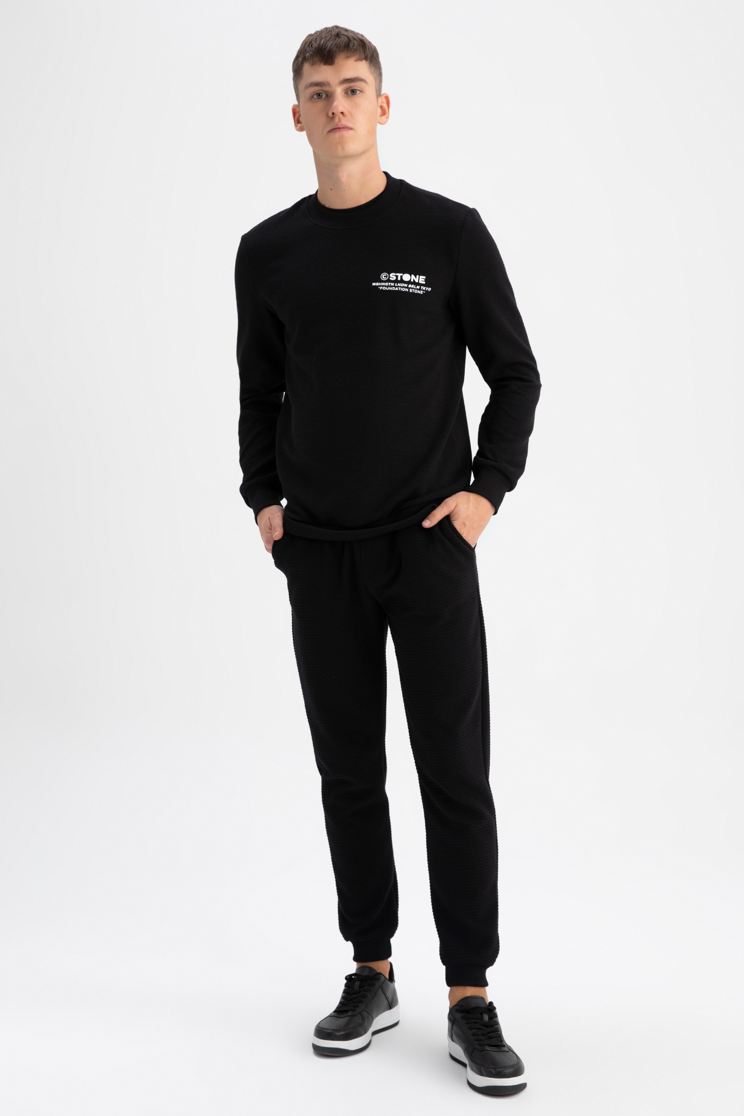 DeFacto Slım Fıt Sweatshirt görsel 2