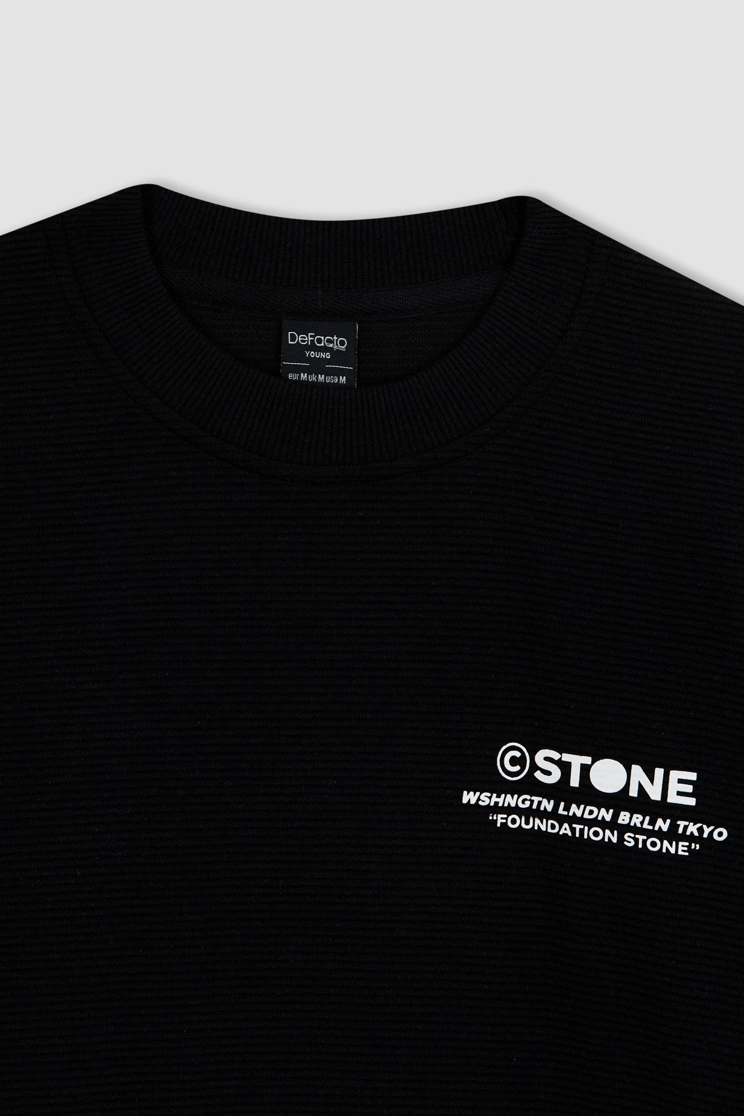 DeFacto Slım Fıt Sweatshirt görsel 8