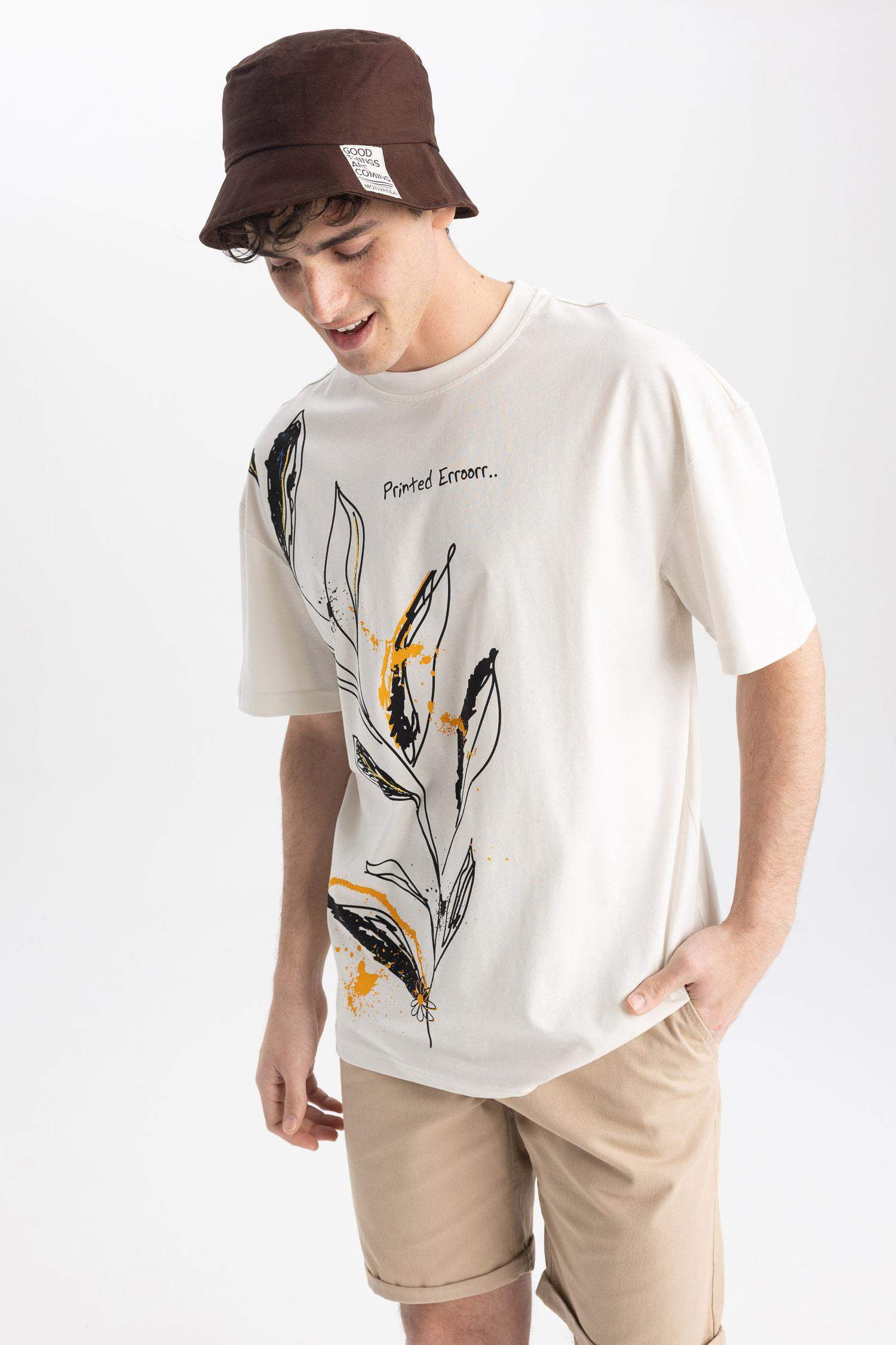 дөңгелек жаға үлкен Қысқа жеңді футболка