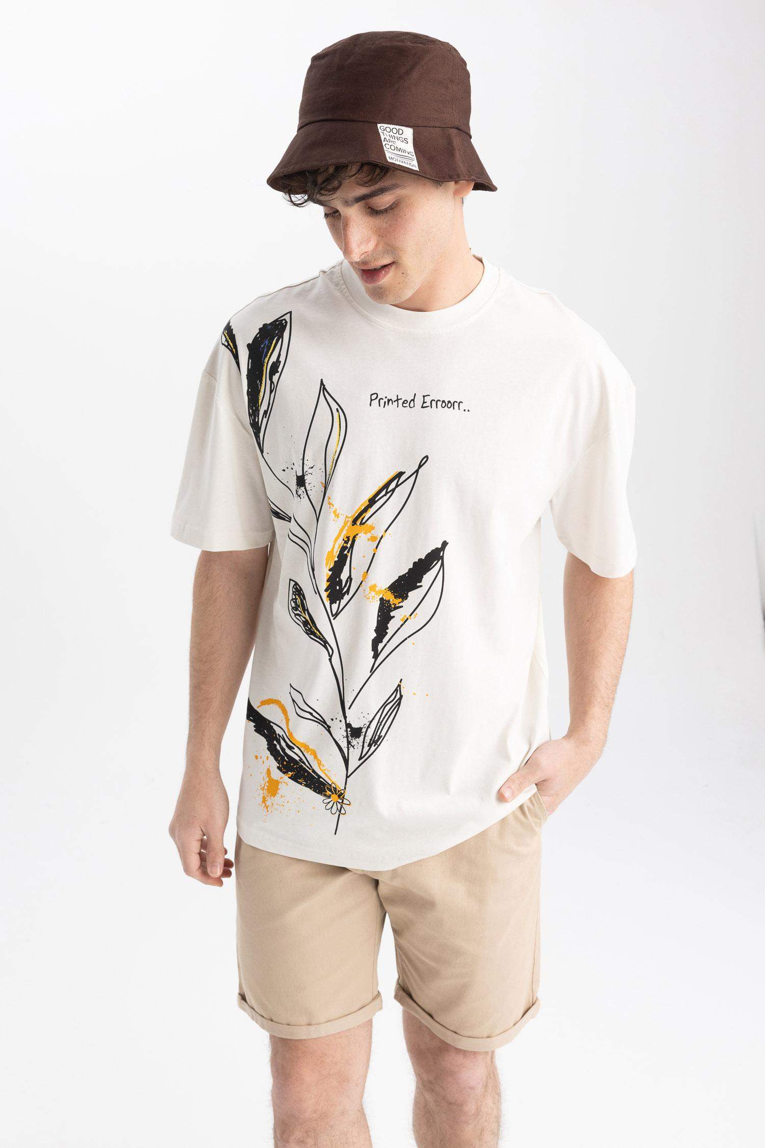 дөңгелек жаға үлкен Қысқа жеңді футболка