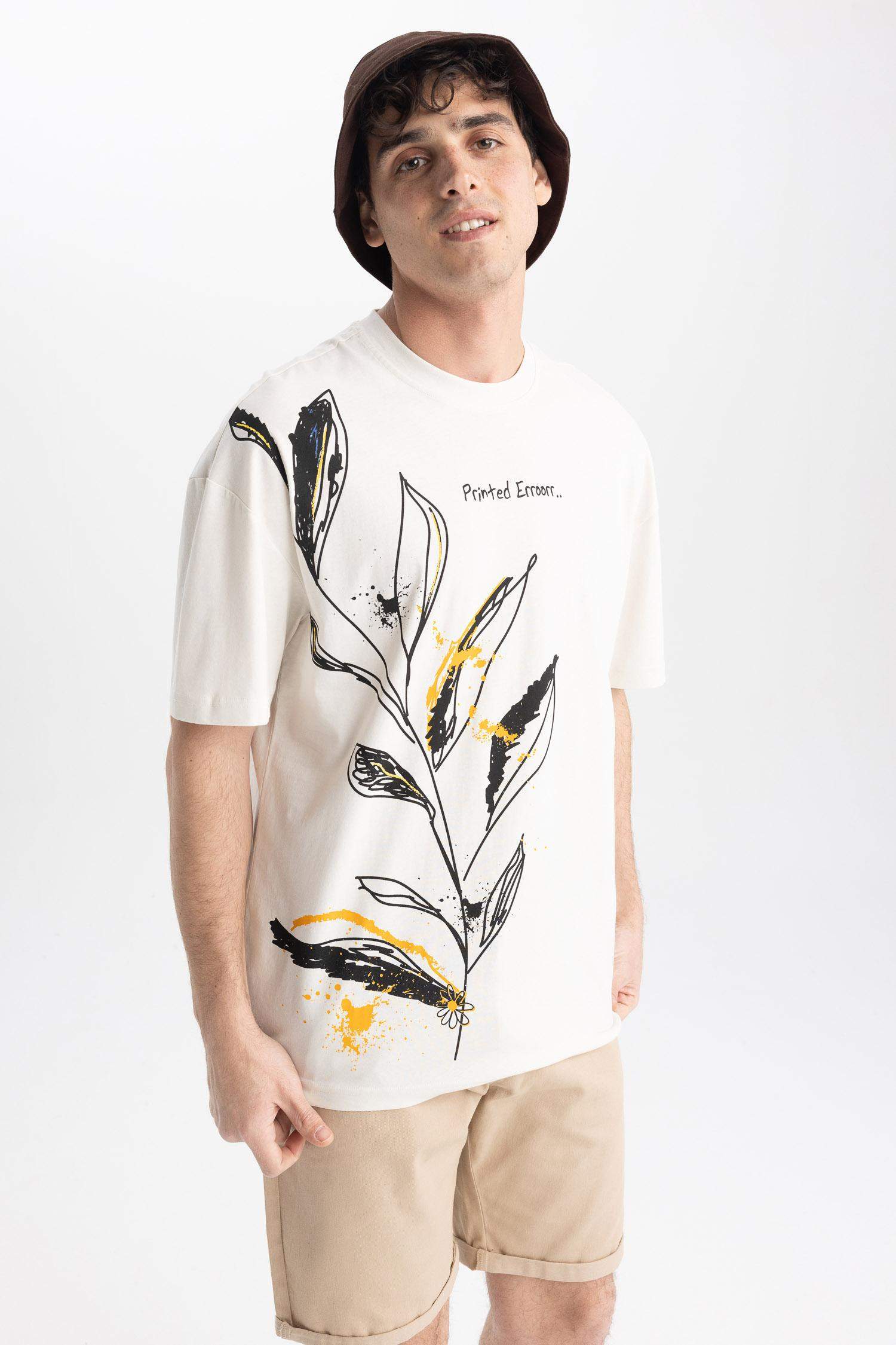 дөңгелек жаға үлкен Қысқа жеңді футболка