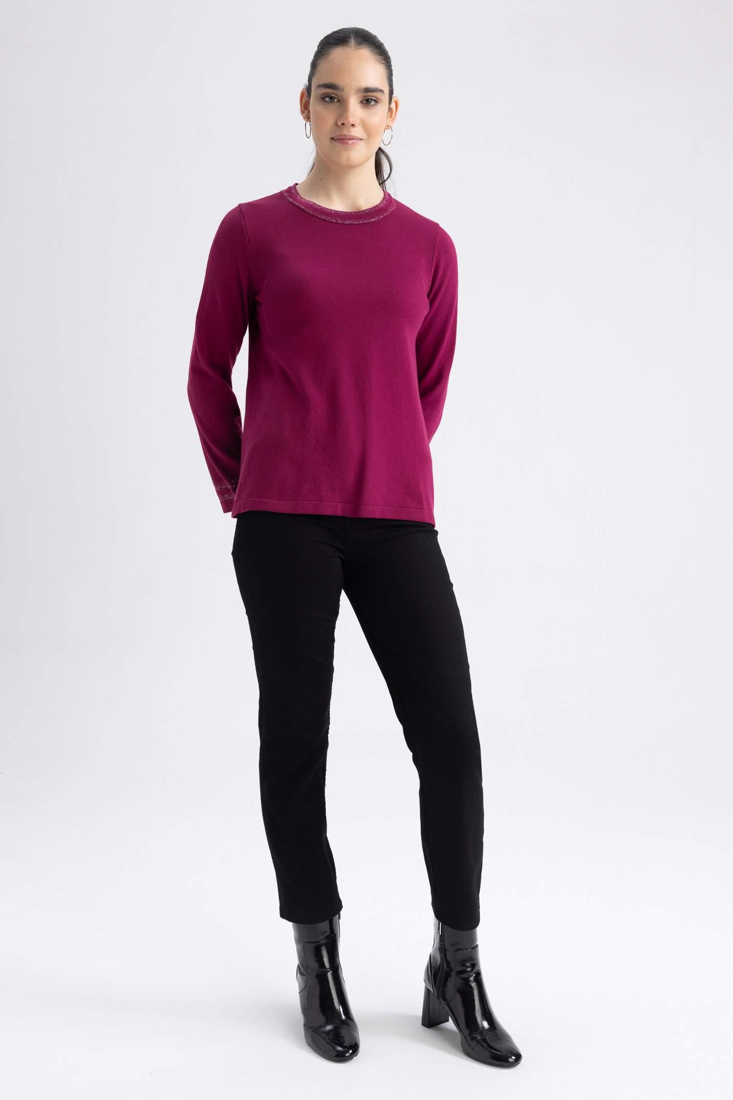 Regular Fit Crew Neck Pullover