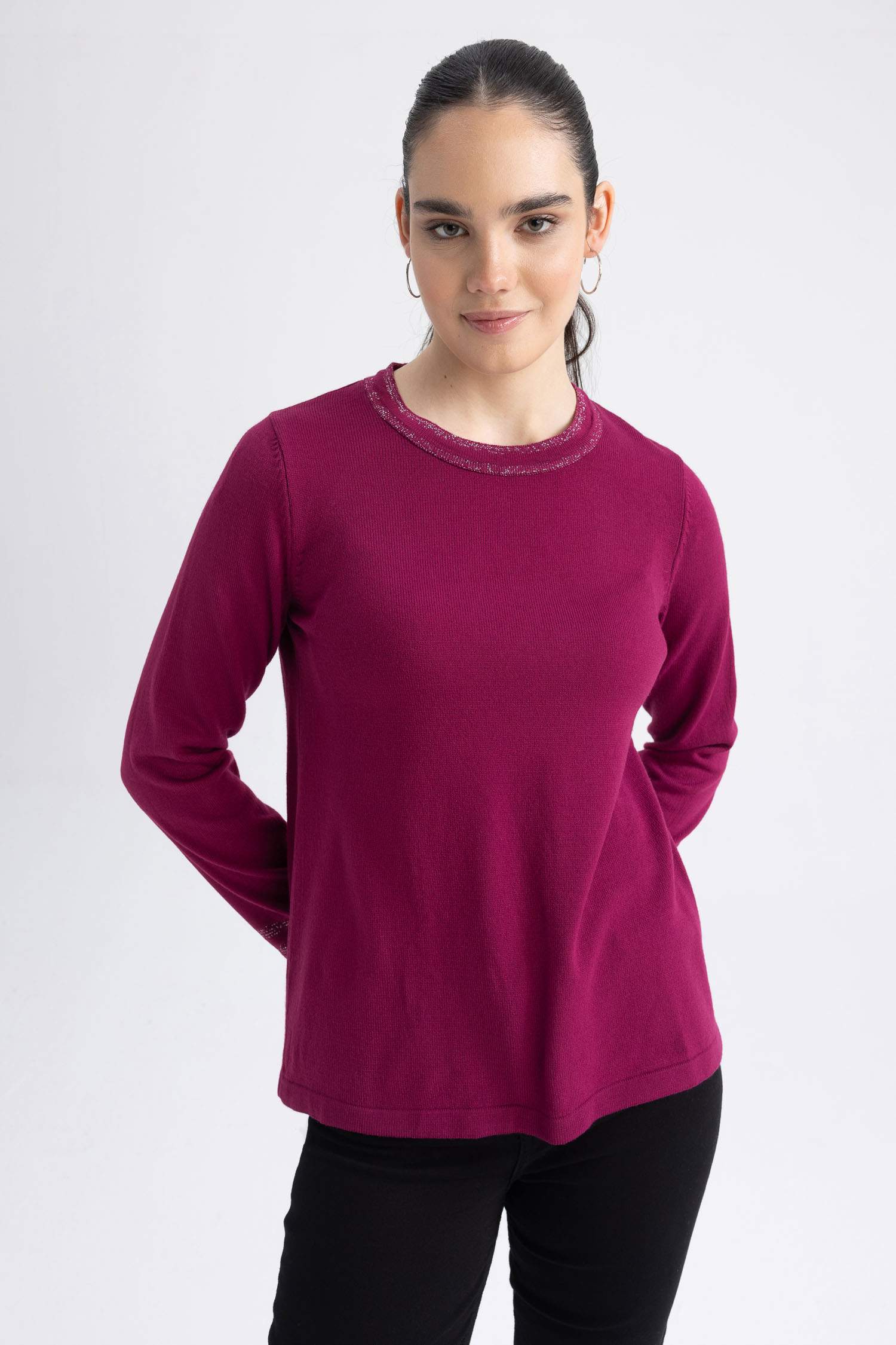 Regular Fit Crew Neck Pullover