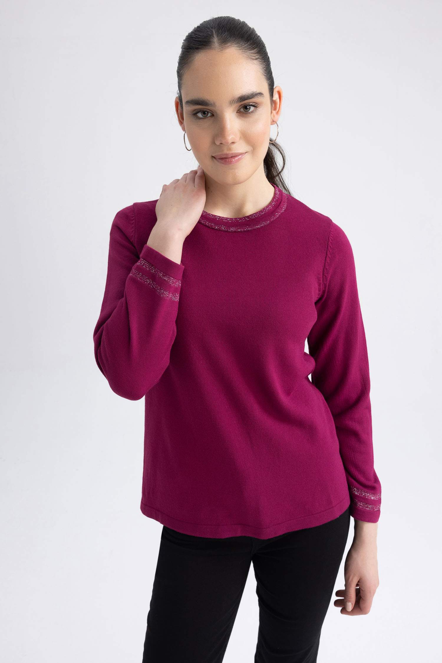 Regular Fit Crew Neck Pullover