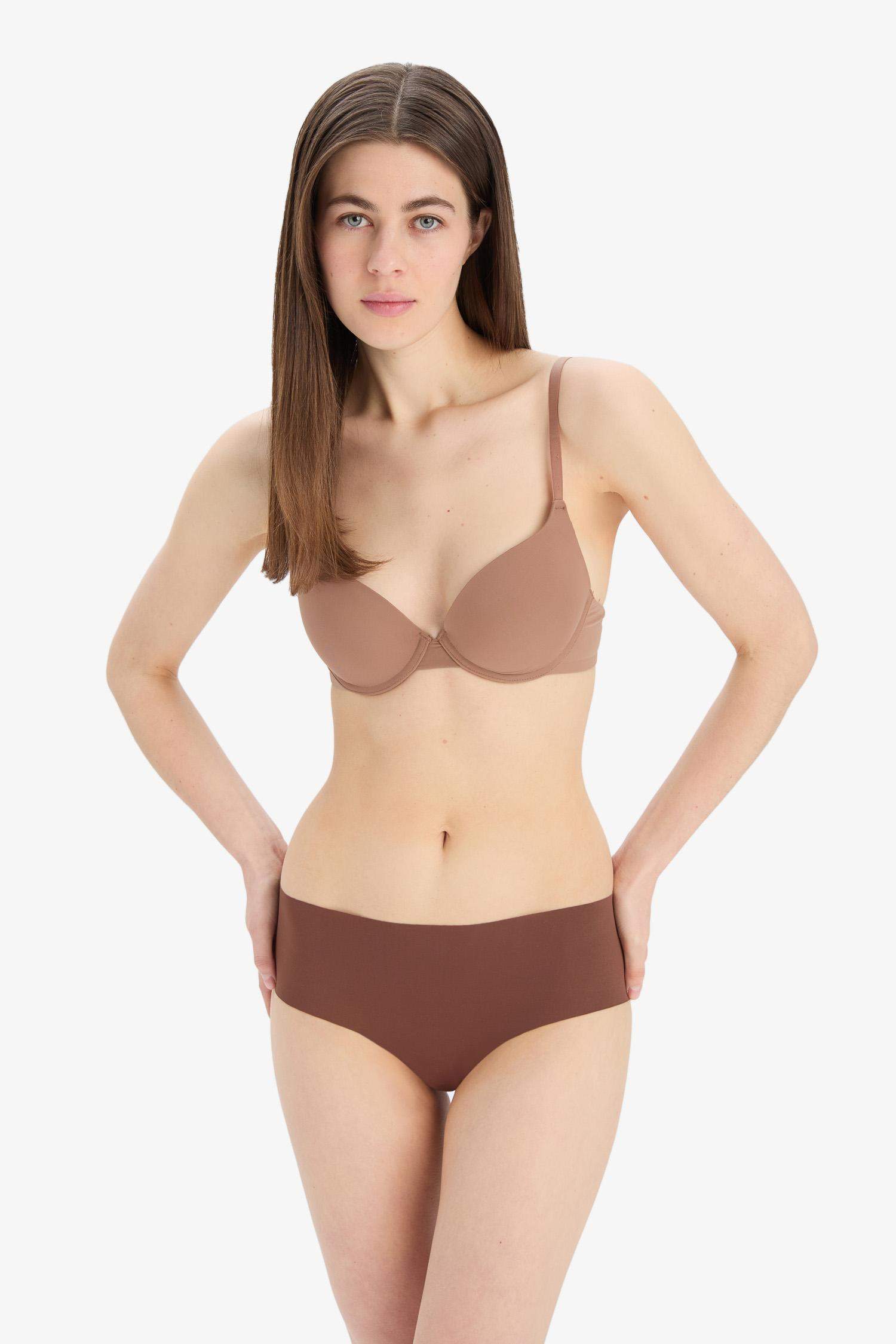 Push Up Micro Yarım Dolgulu Tişört Bra-Fall in Love