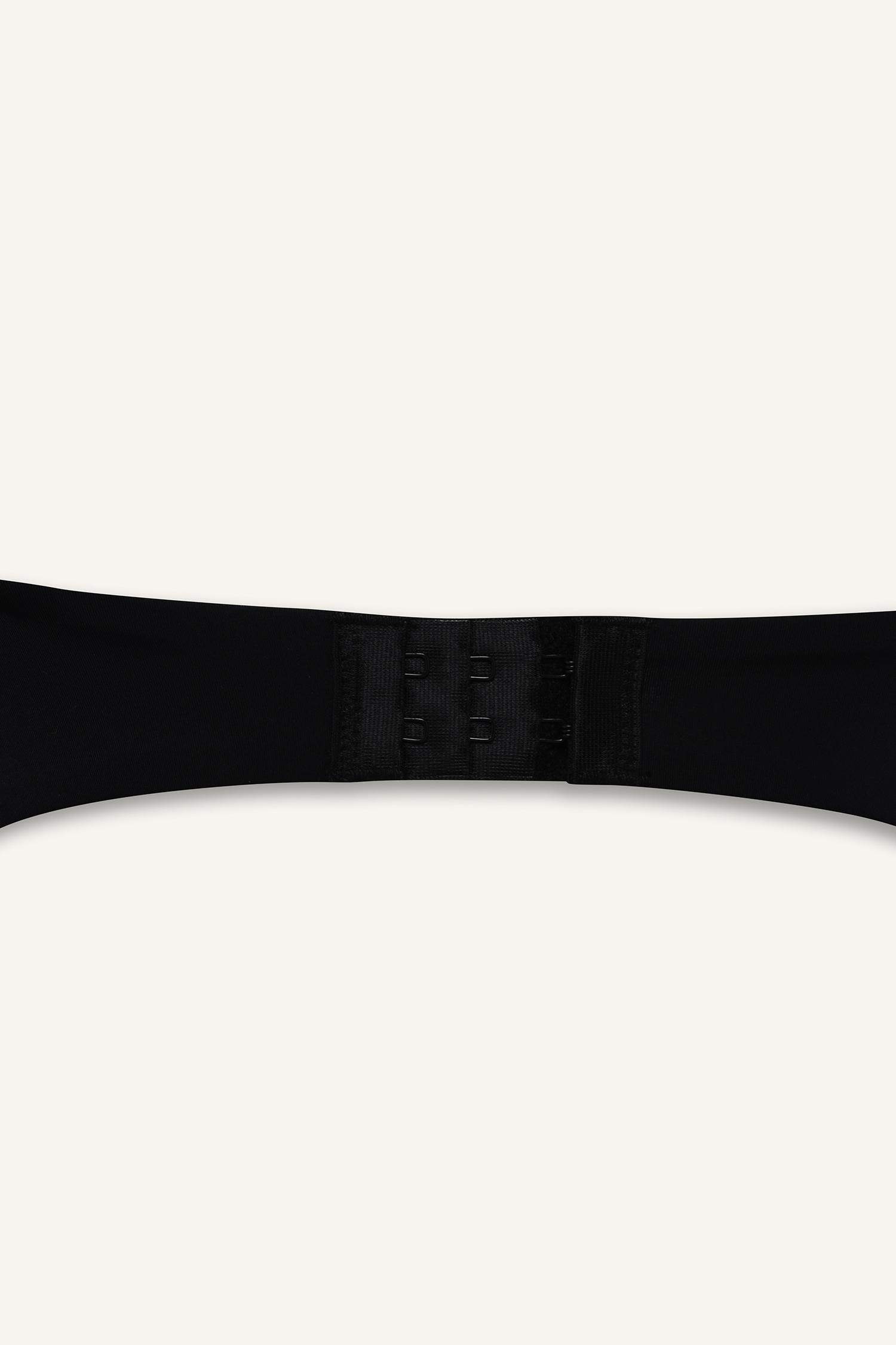 Push Up Micro Kaplı Yarım Dolgulu Balenli Tişört Bra Fall in Love