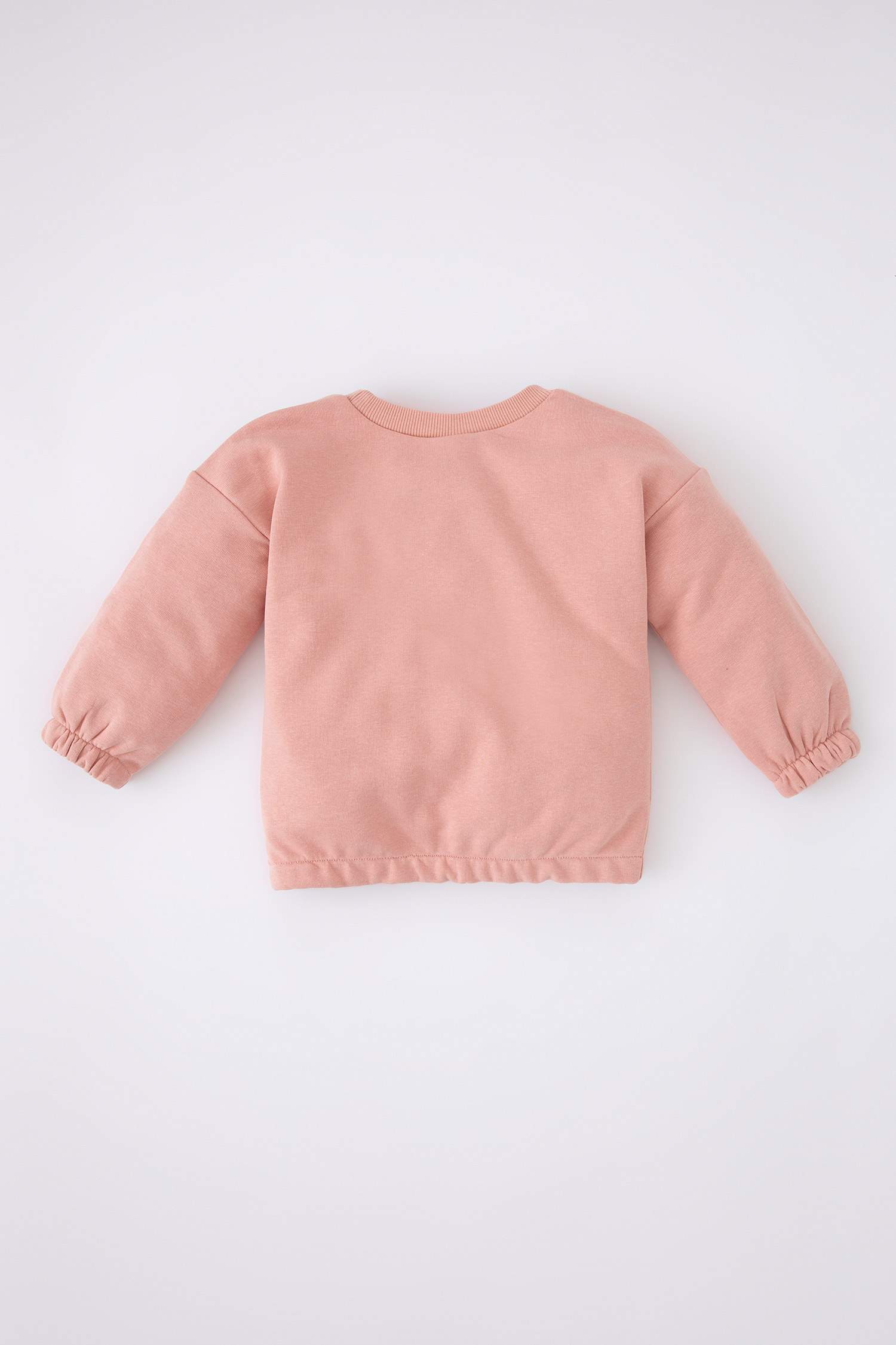 Pink BABY GIRL Regular Fit Lace Neck Sweatshirt 2708473