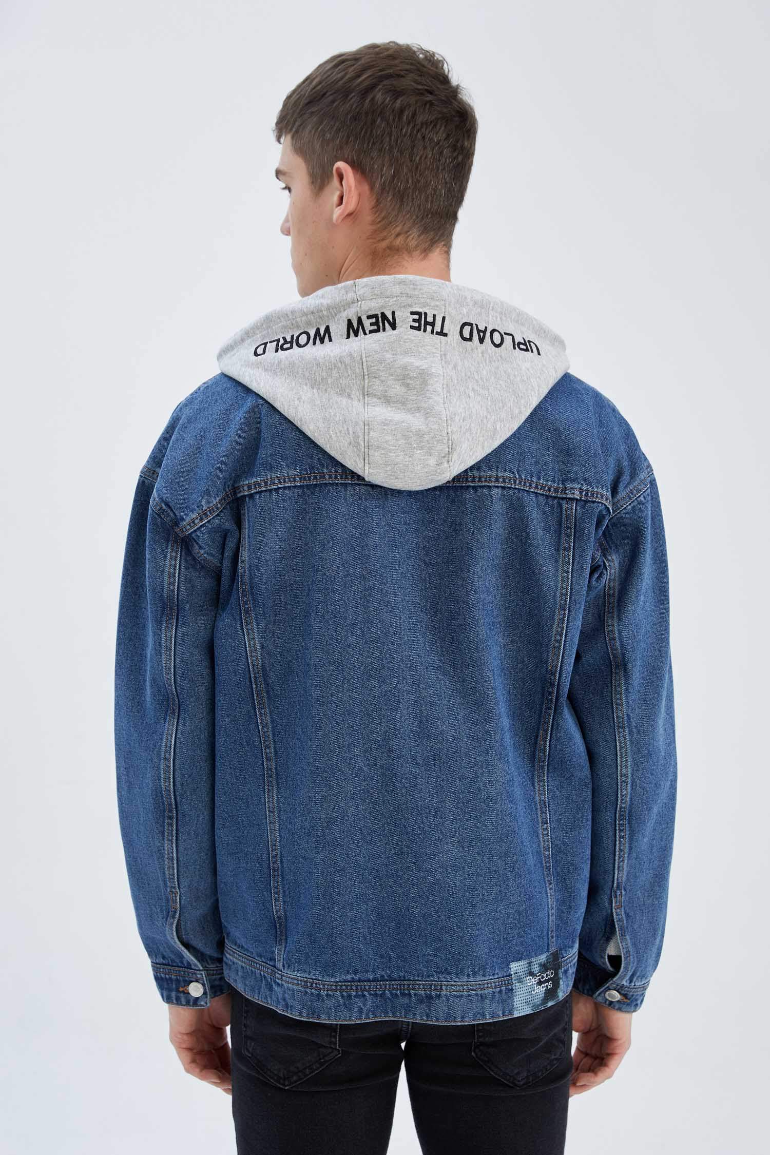 Oversize Fit Hooded Jacket