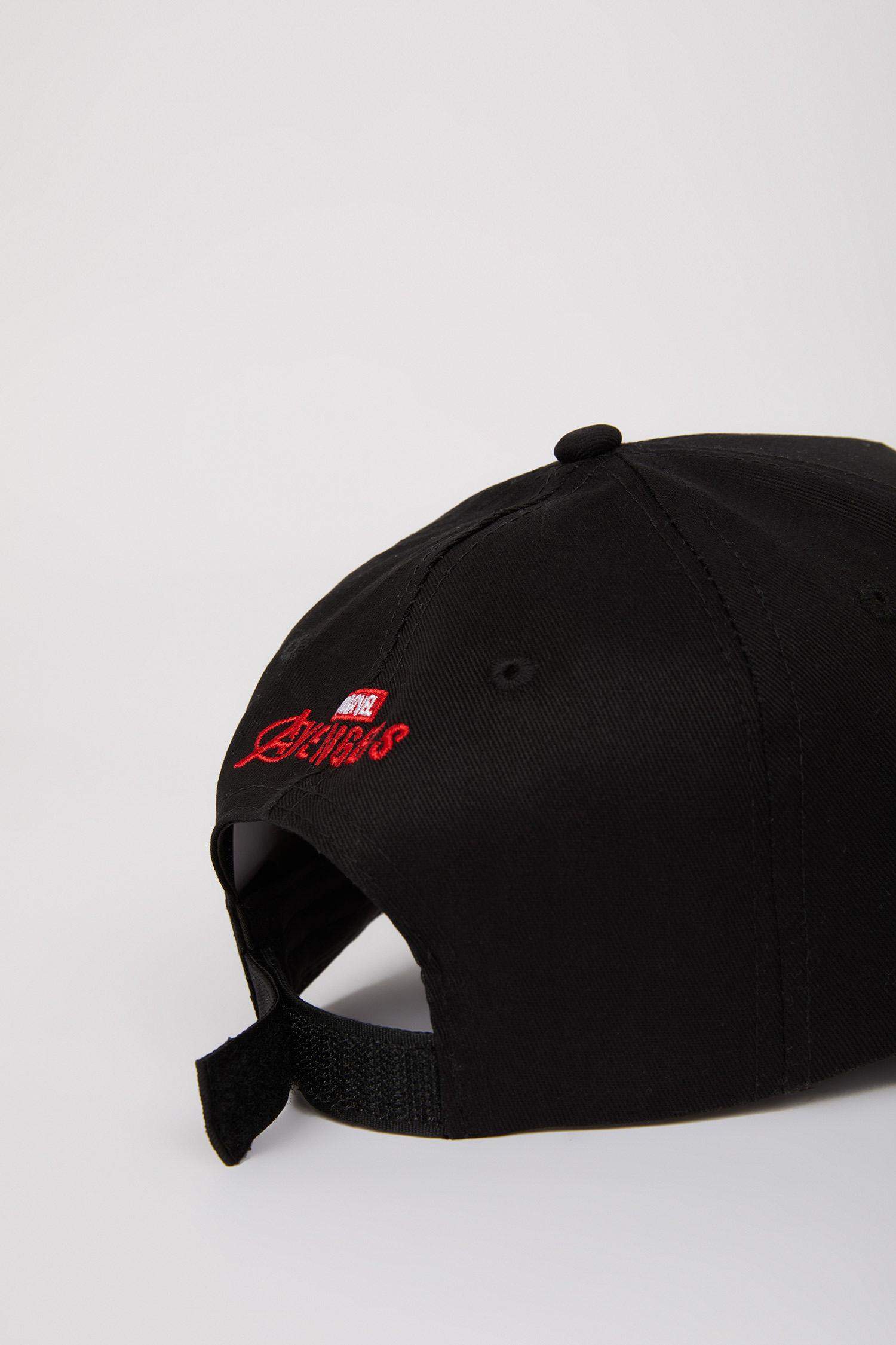 Boy Marvel Avengers Label Printed Woven Cap