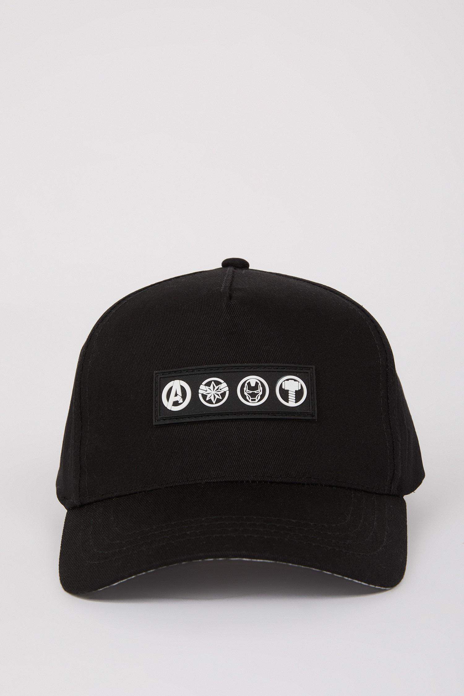 Boy Marvel Avengers Label Printed Woven Cap