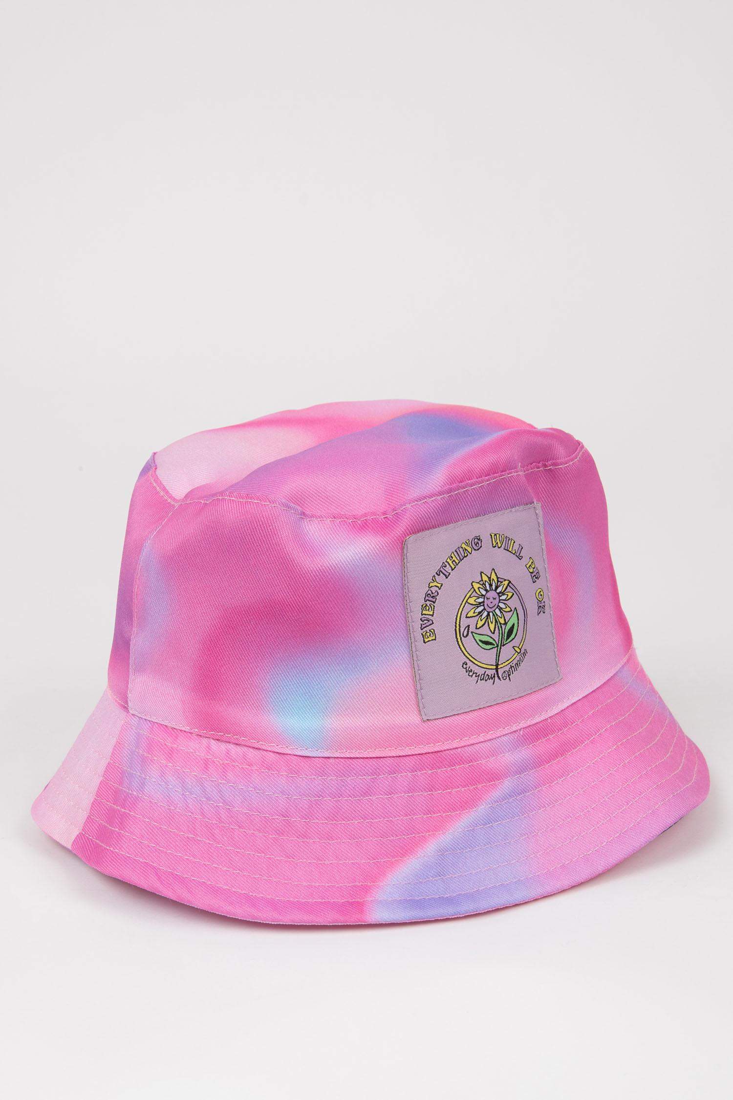 Girl Embroidered Cotton Bucket Hat