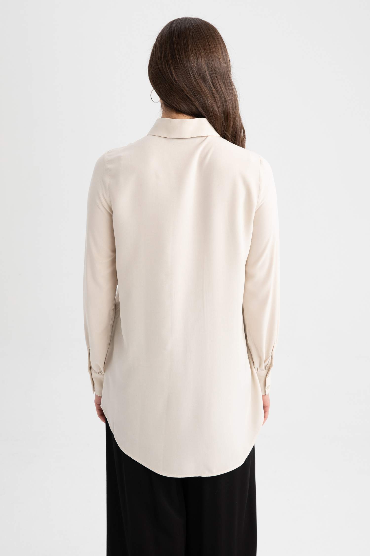 Regular Fit Long Sleeve Shirt Tunic
