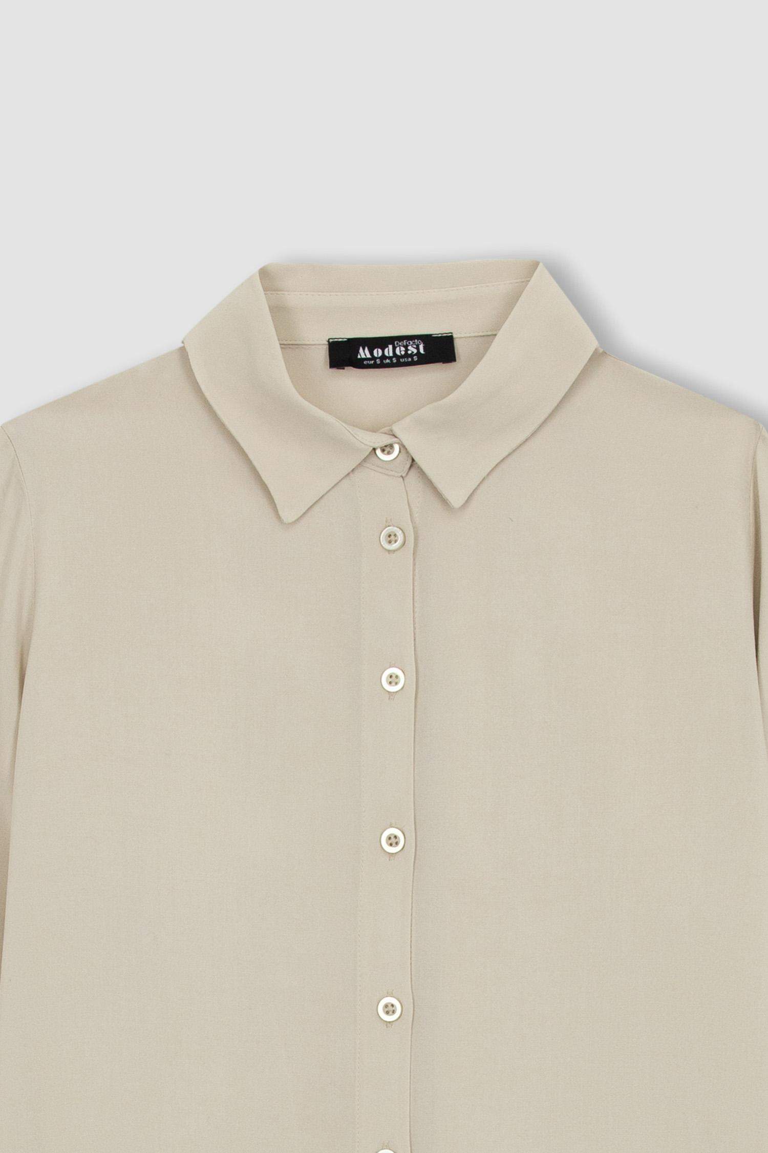 Regular Fit Long Sleeve Shirt Tunic