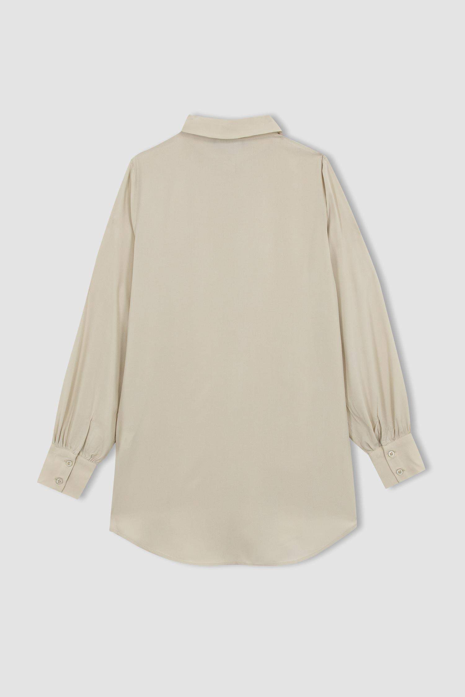 Regular Fit Long Sleeve Shirt Tunic