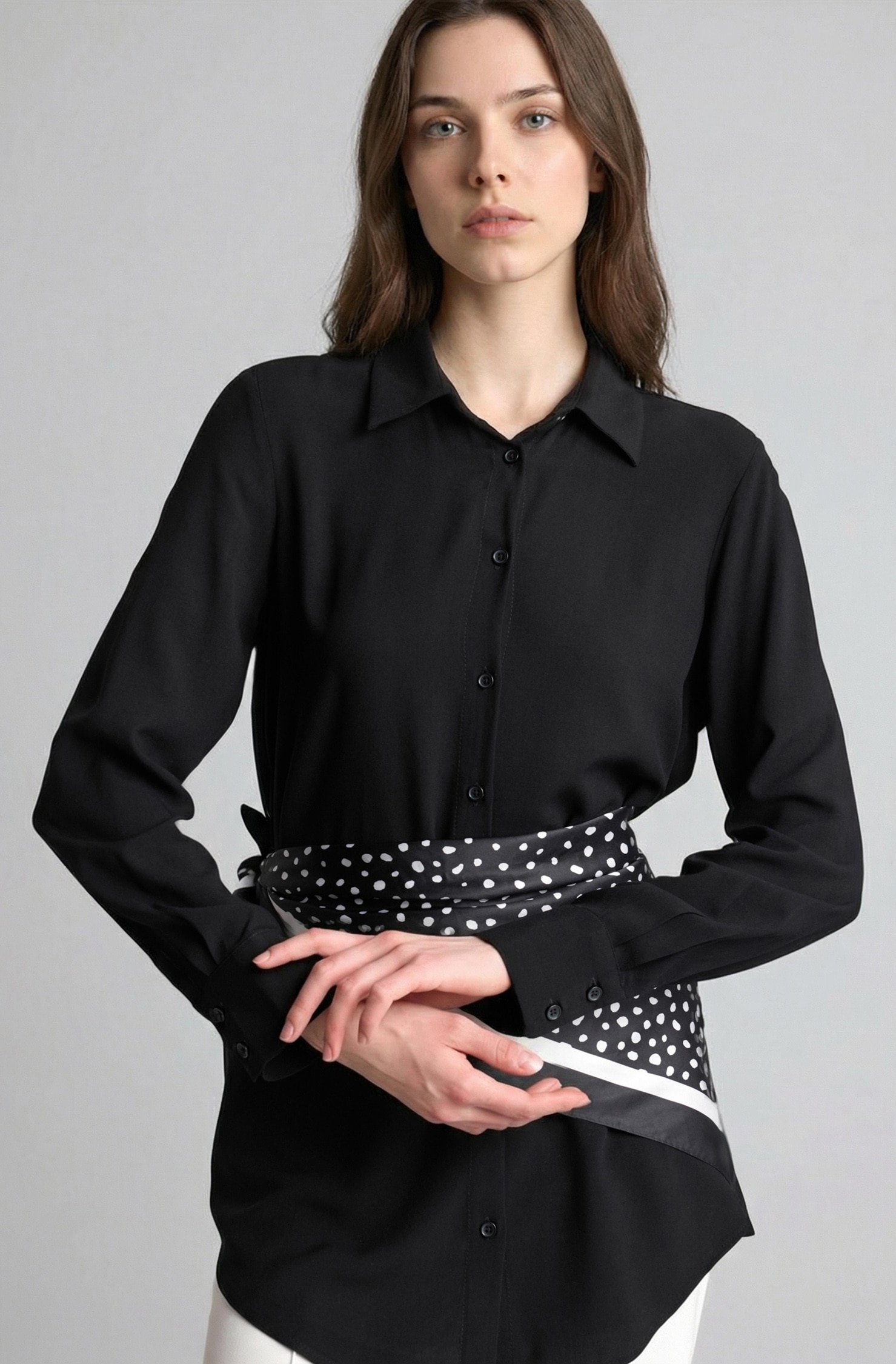 DeFacto Regular Fit Basic Gömlek Tunik