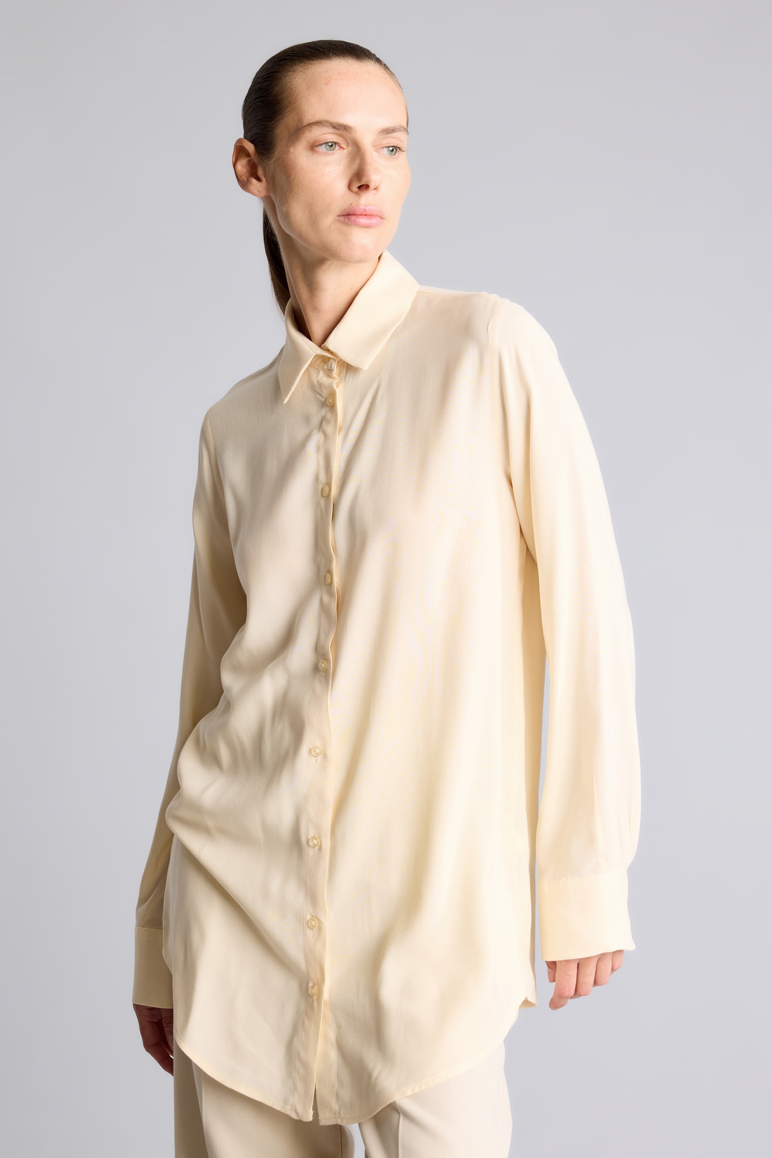 DeFacto Regular Fit Basic Gömlek Tunik görsel 3