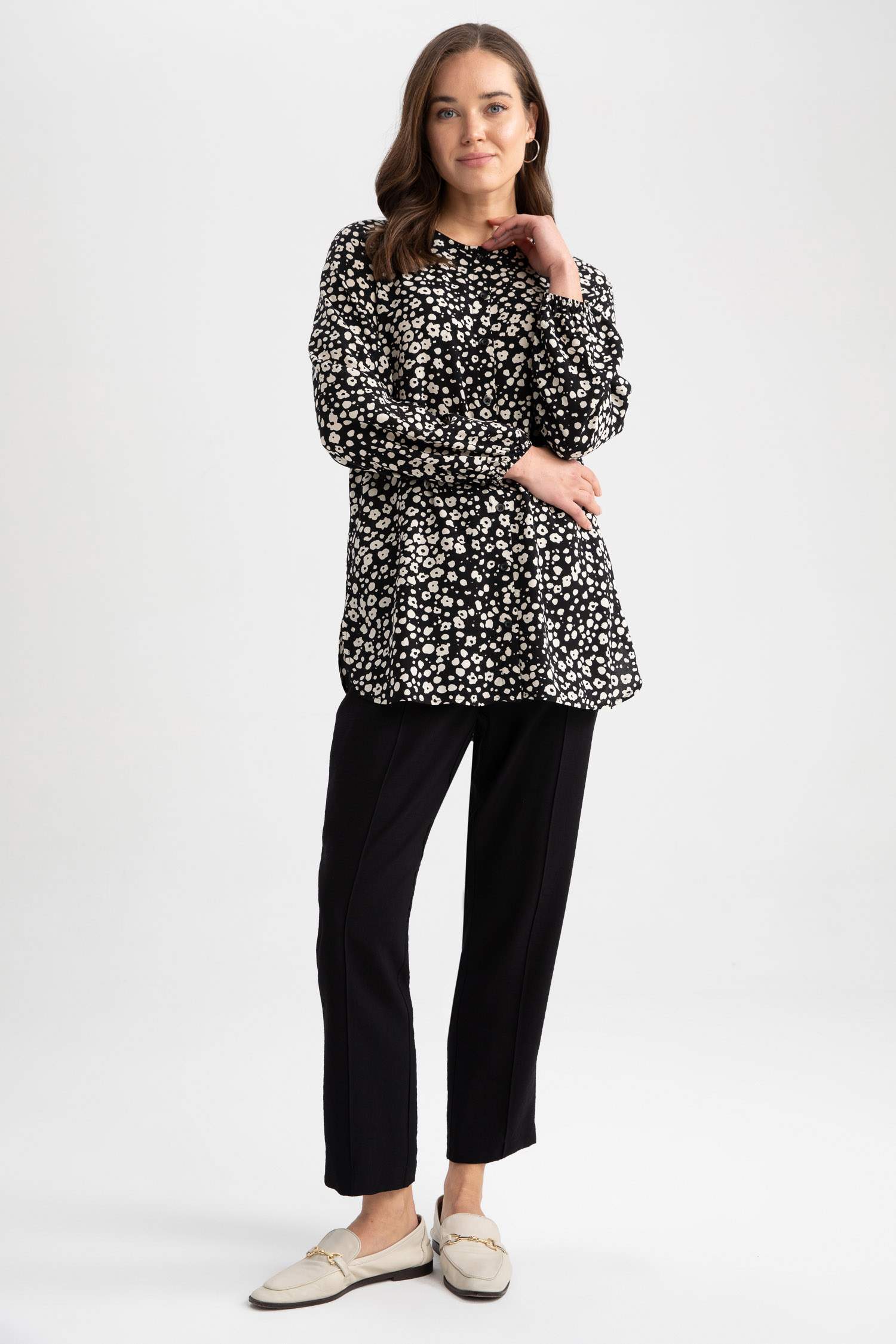 تونيك منقط قصة عادية