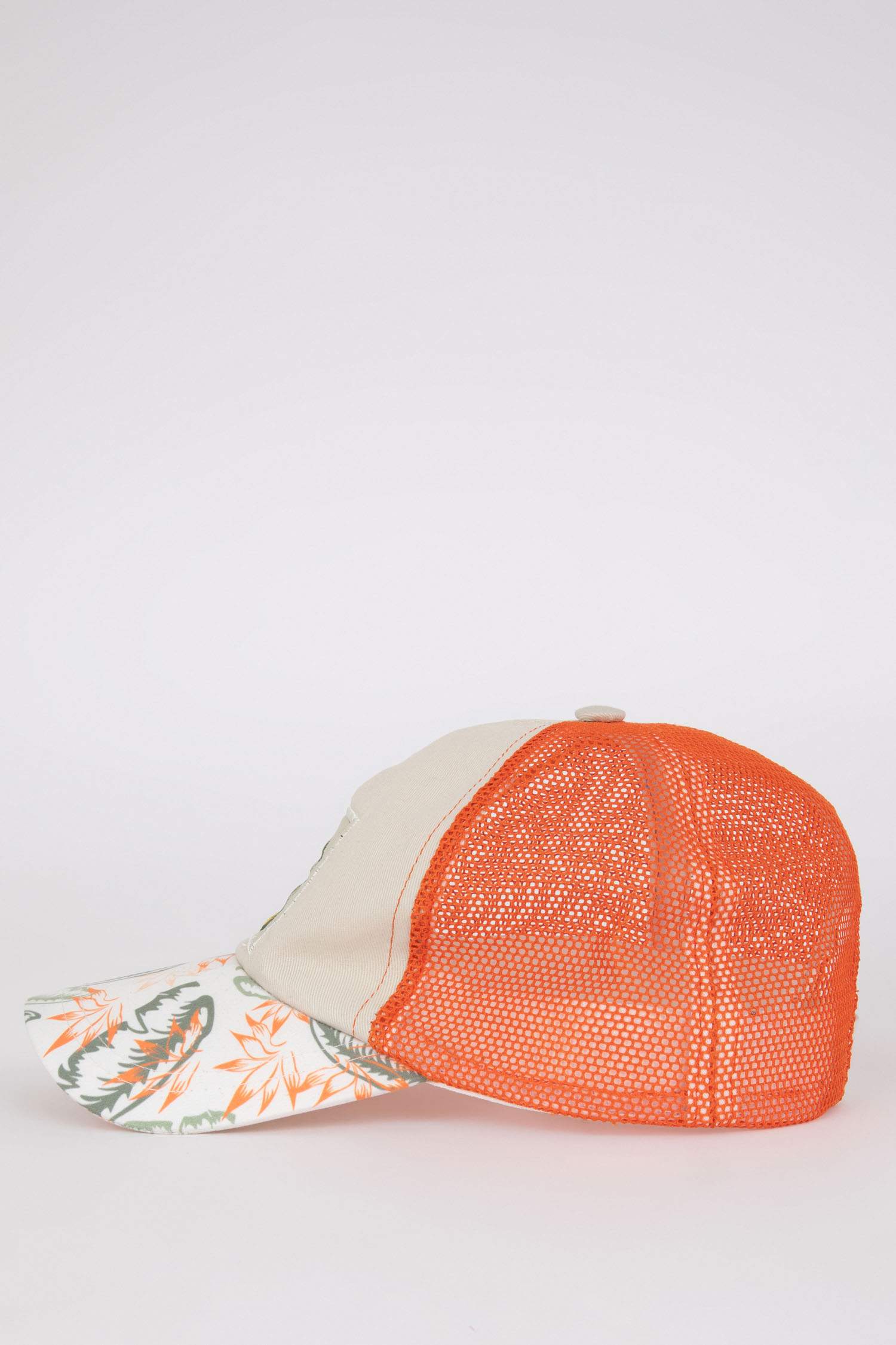 Boy Printed Gabardine Cap Hat