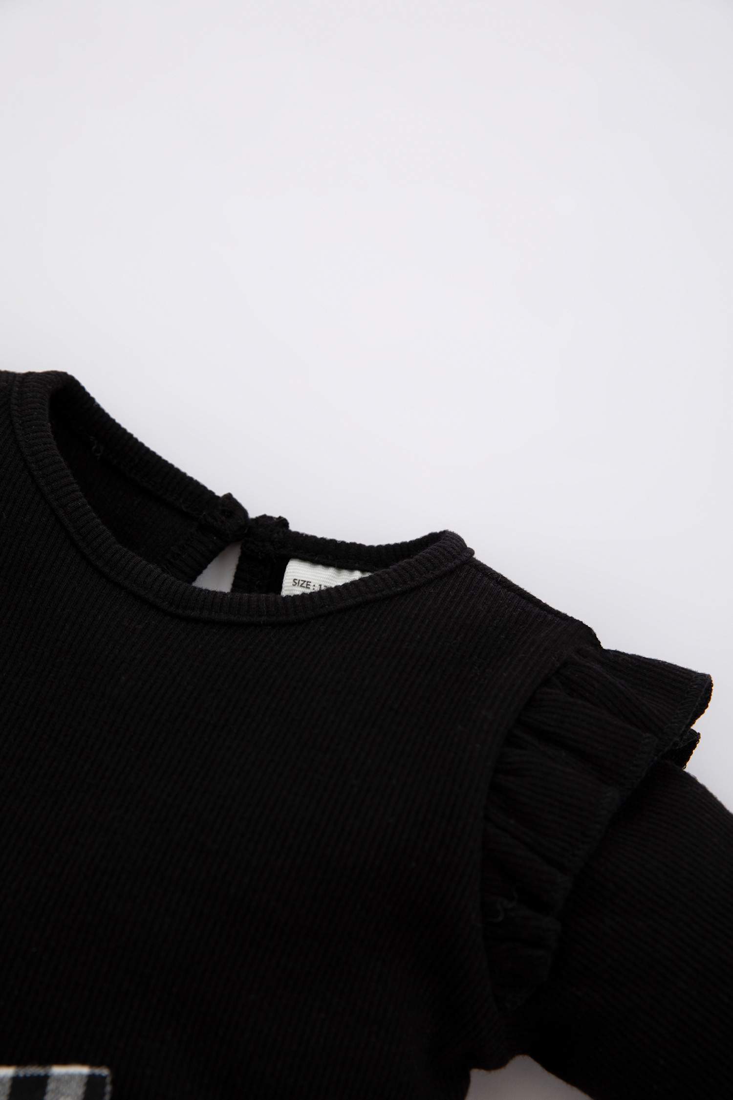 2 piece Regular Fit Plaid Long Sleeve Woven Dress