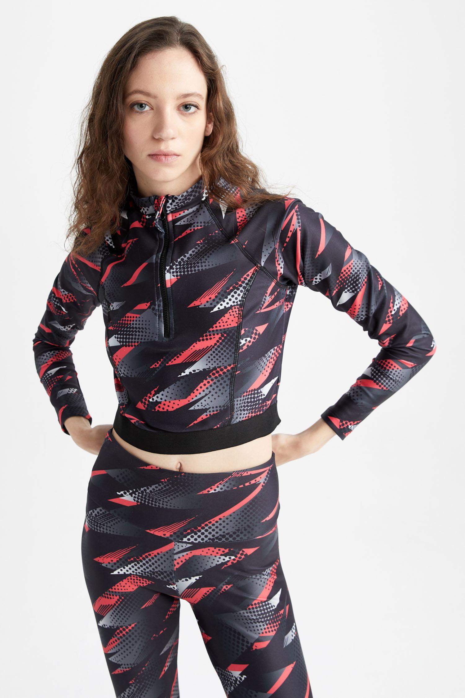 Defacto Fit Slim Fit Sportswear Sweatshirt