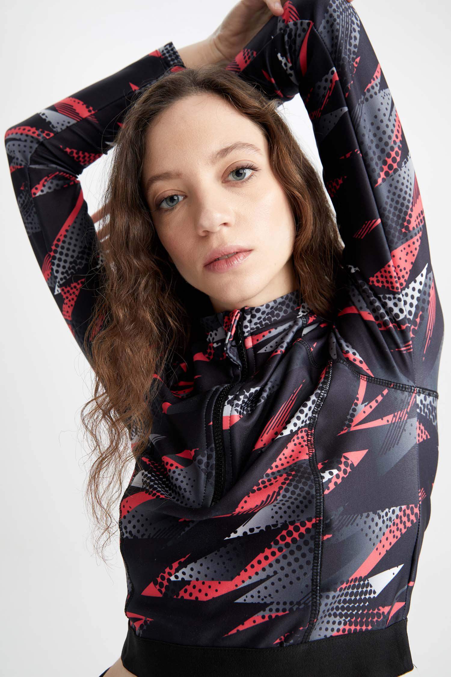 Defacto Fit Slim Fit Sportswear Sweatshirt