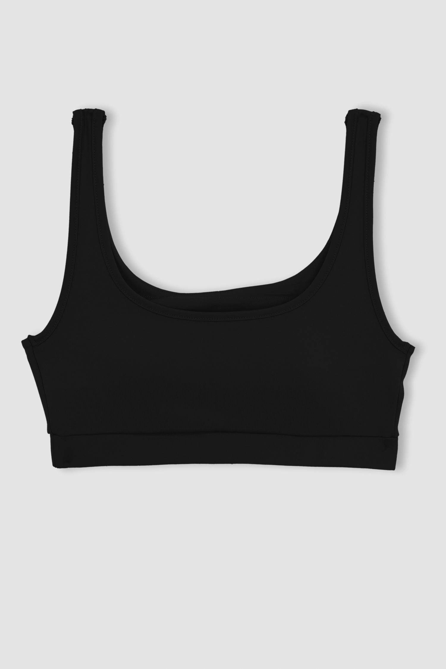 DeFactoFit Crew Neck Sports Heavy Fabric Bra