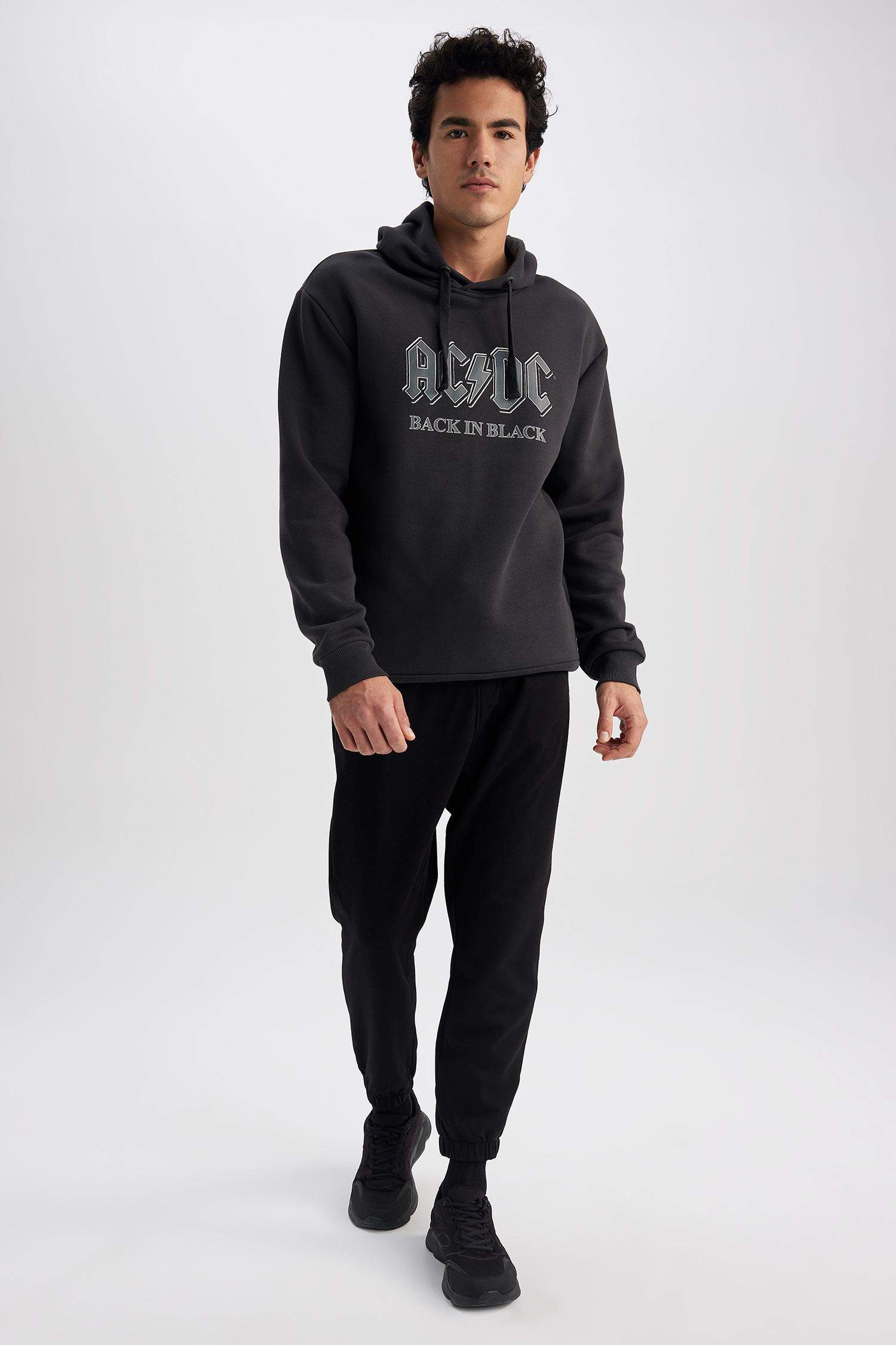 AC/DC Licensed Regular Fit Hoodie Sweatshirt