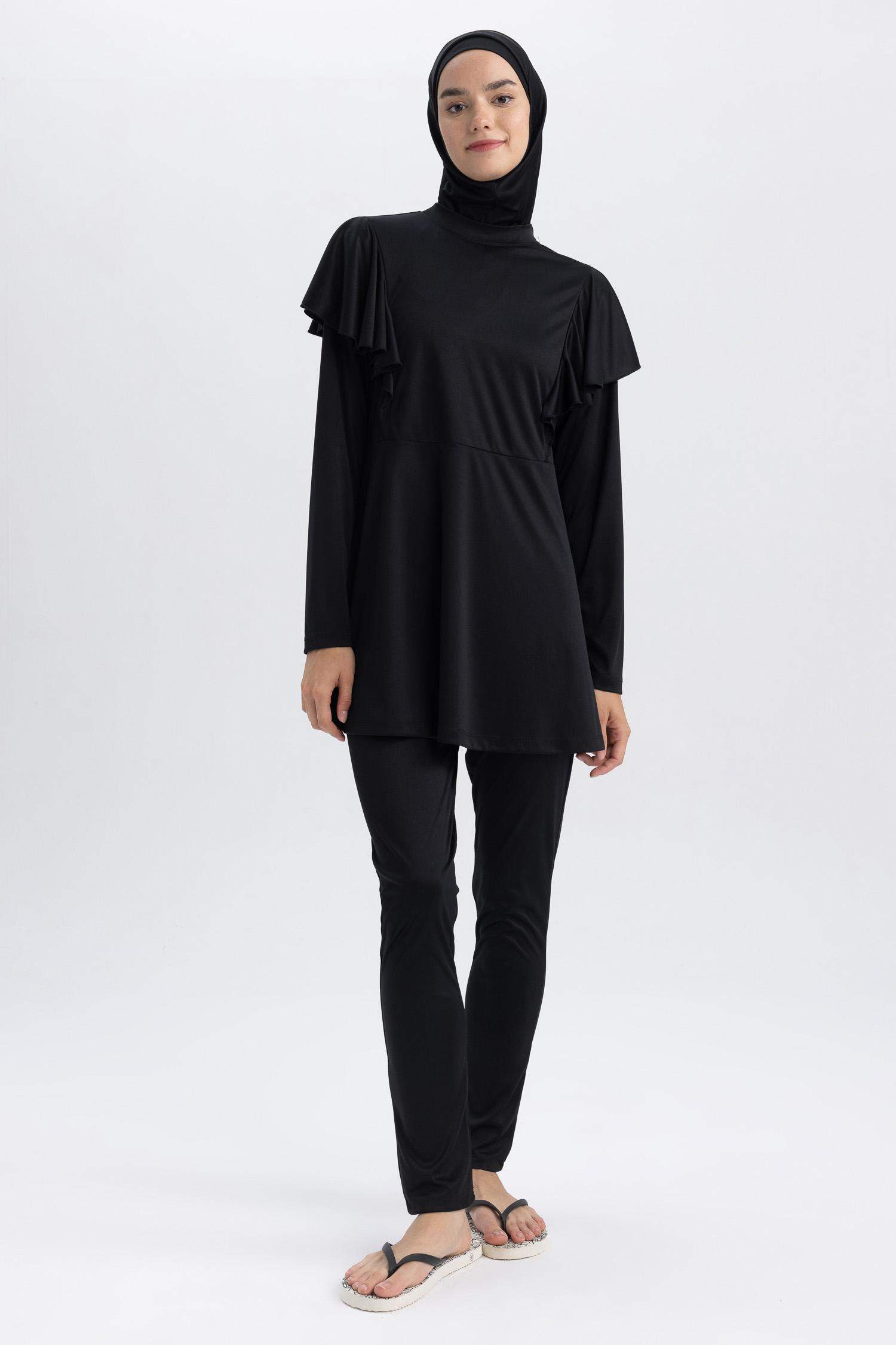 سيت بوركيني قصة عادية - 5 قطع