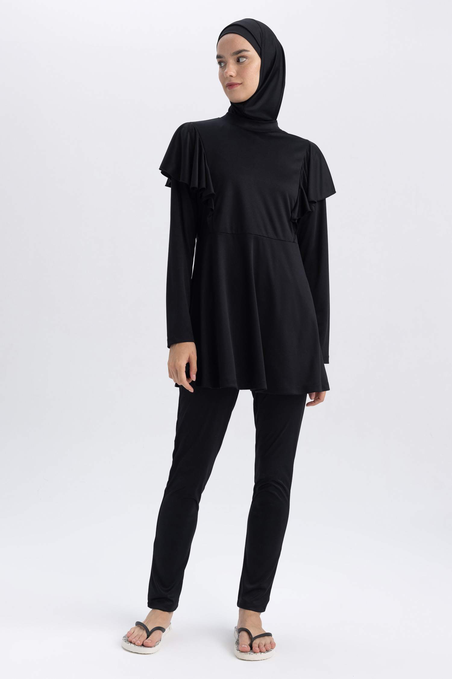 سيت بوركيني قصة عادية - 5 قطع