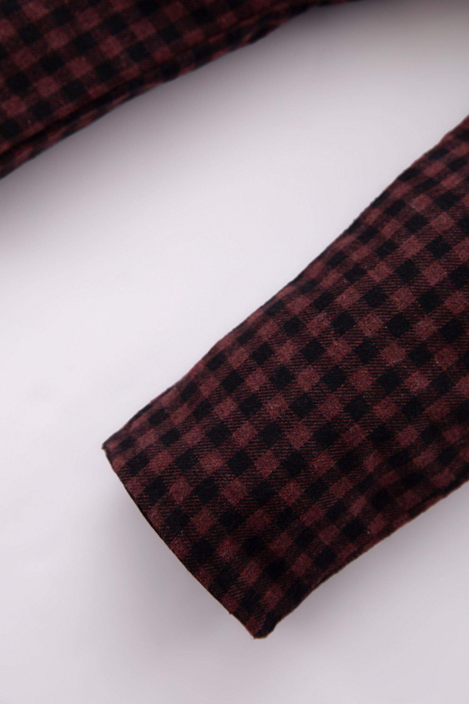 Брюки стандартного кроя с эластичным поясом в клетку для малышей мальчиков