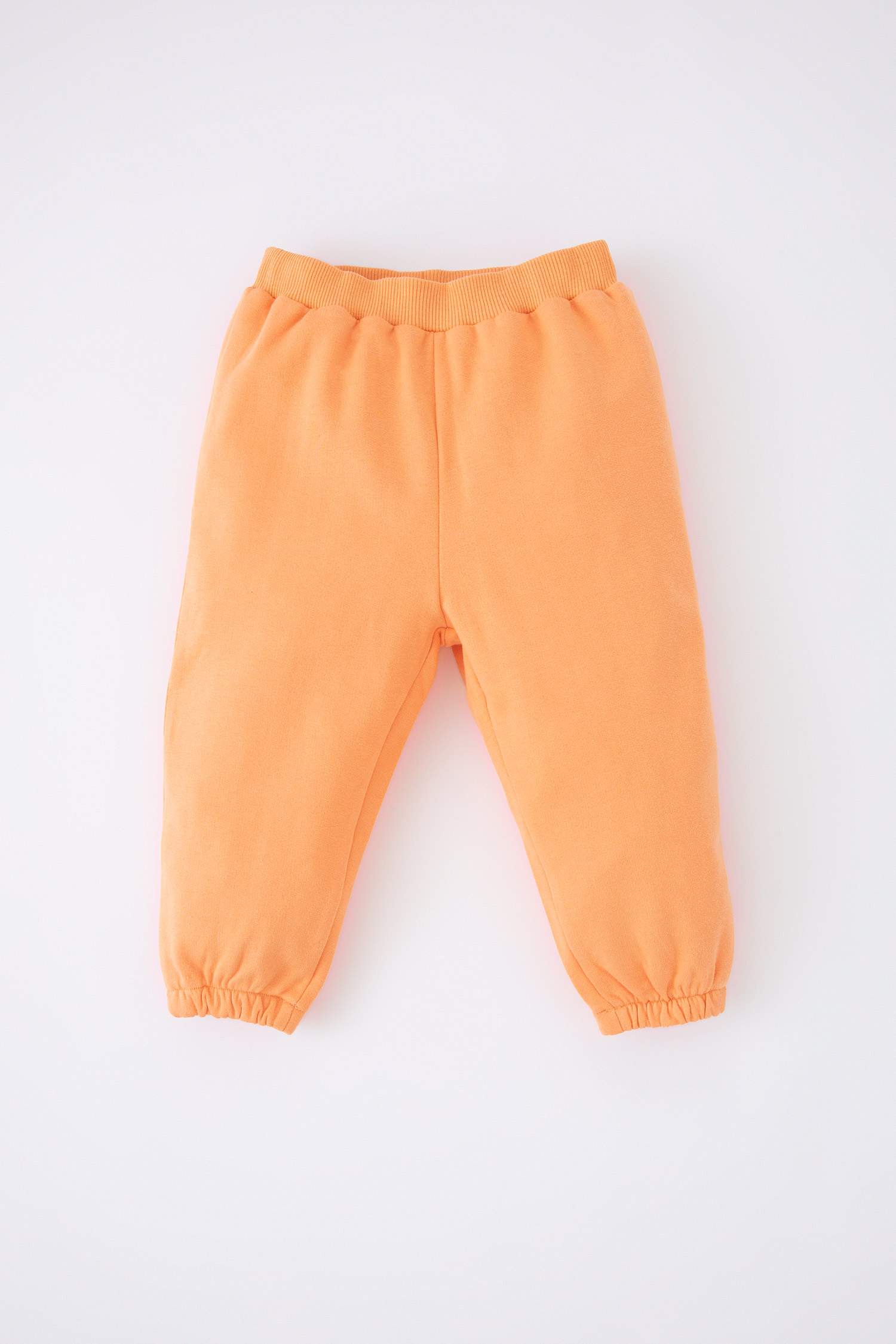 Orange BABY GIRL 2 piece Regular Fit Crew Neck Flower Knitted Set