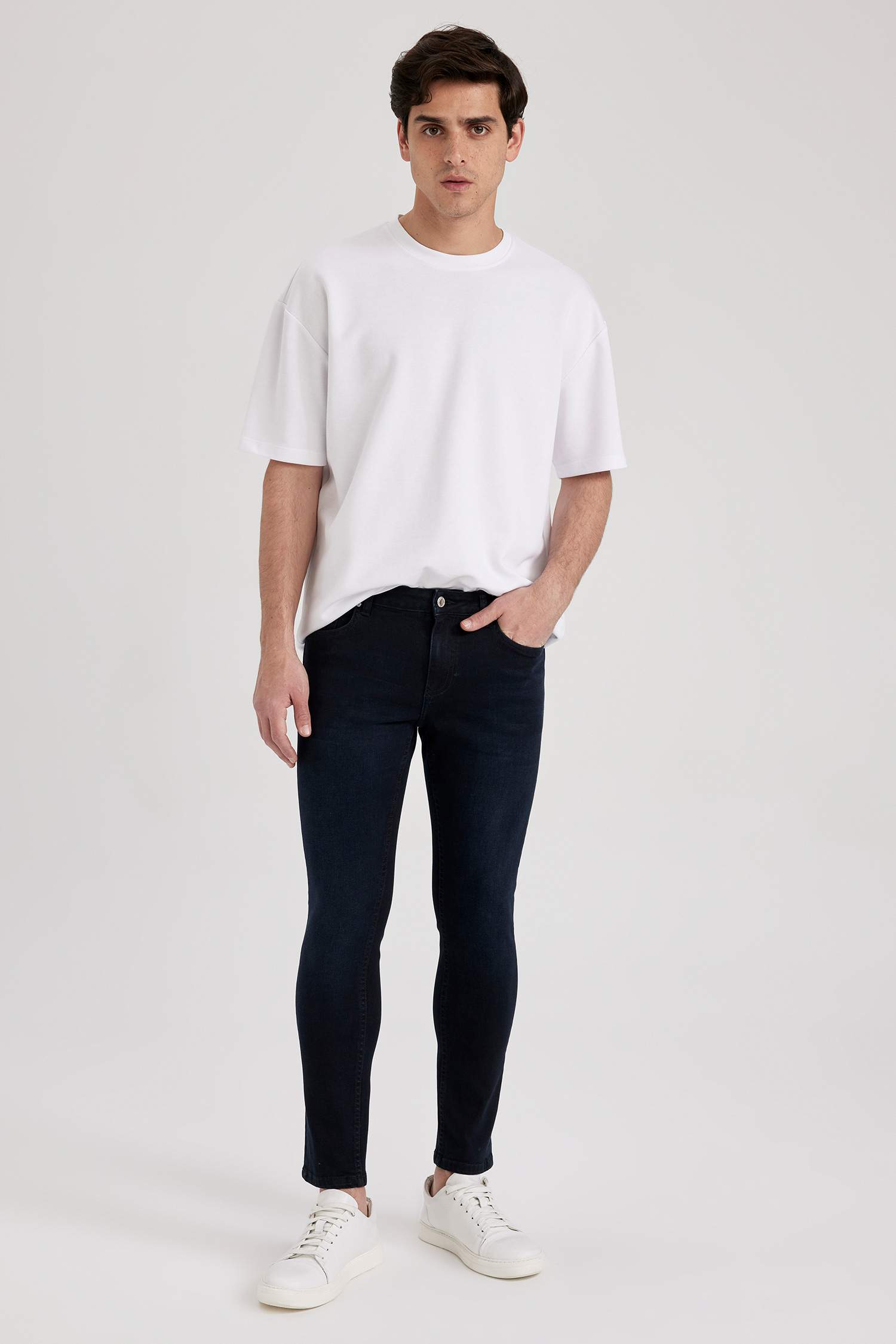 Indigo Man Carlo Skinny Fit Jean Pants 2719460 | DeFacto